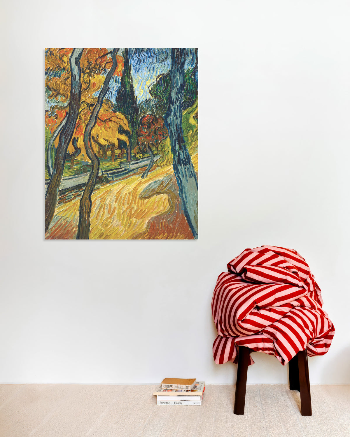 Poster de Árvores no Jardim do Asilo (1889), de Vincent van Gogh