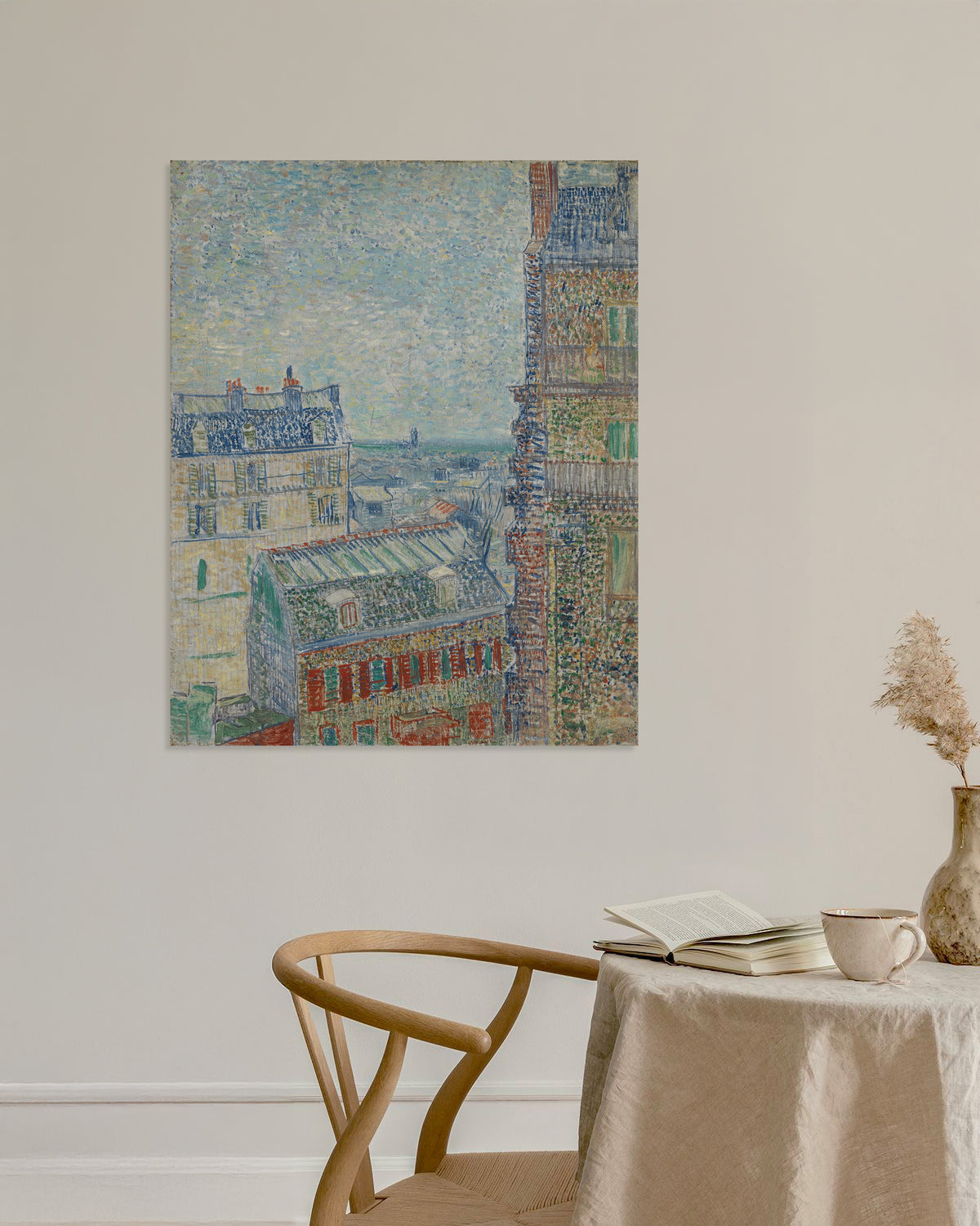 Poster de Vista do apartamento de Theo (1887), de Vincent van Gogh