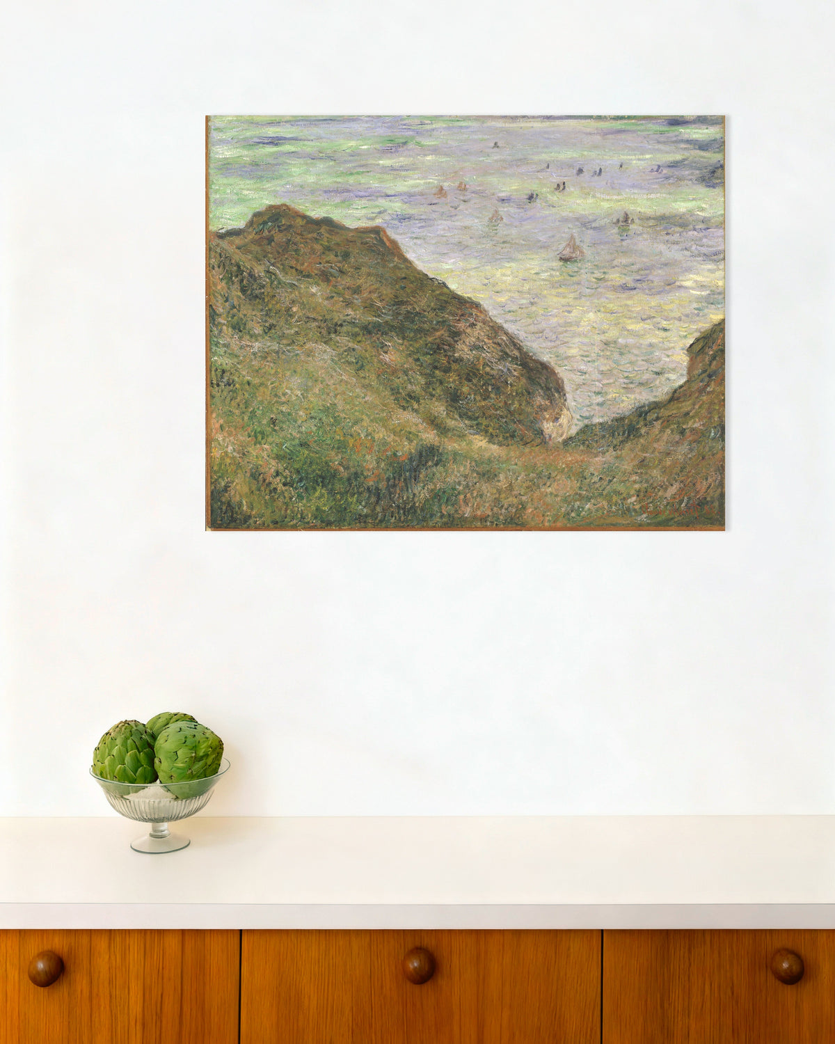 Poster Vista sobre o Mar (1882), de Claude Monet