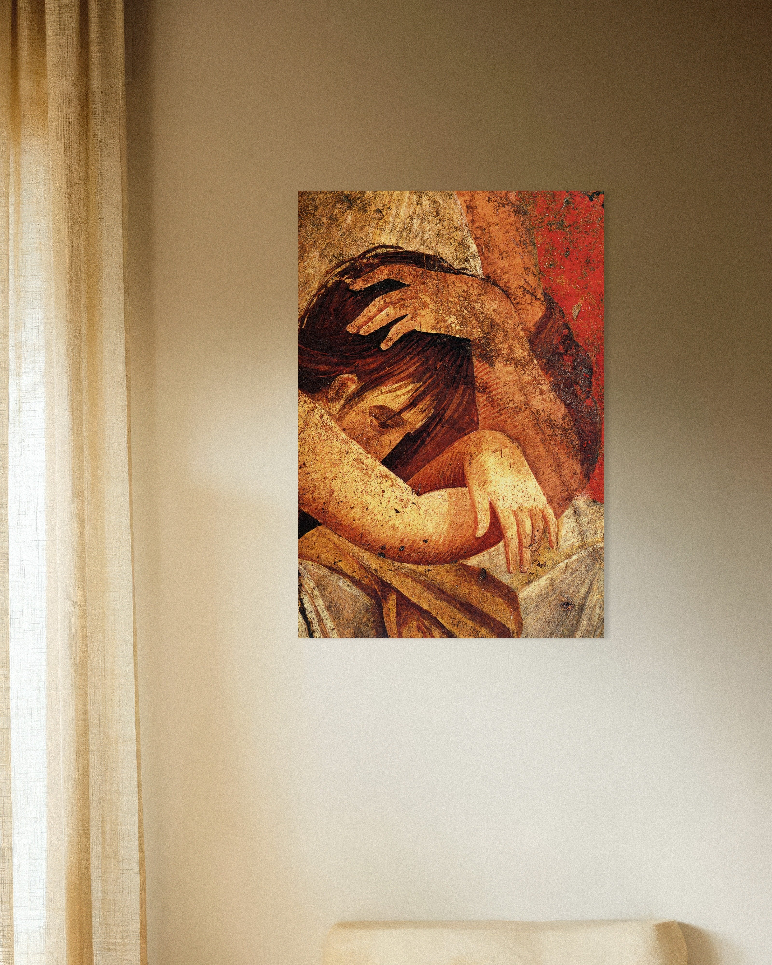 Poster of Woman comforting initiate from Villa of the Mysteries