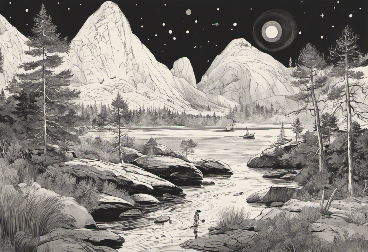 Paisagem dos Moomins - Poster