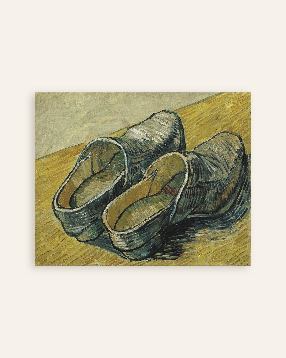 Poster de Um par de tamancos de couro (1888), de Vincent van Gogh, em miniatura