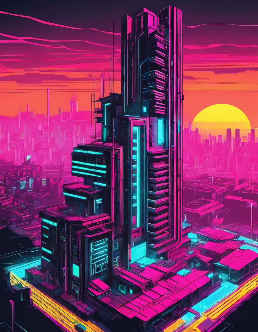 Neon punk, Cidade Starlight - Poster