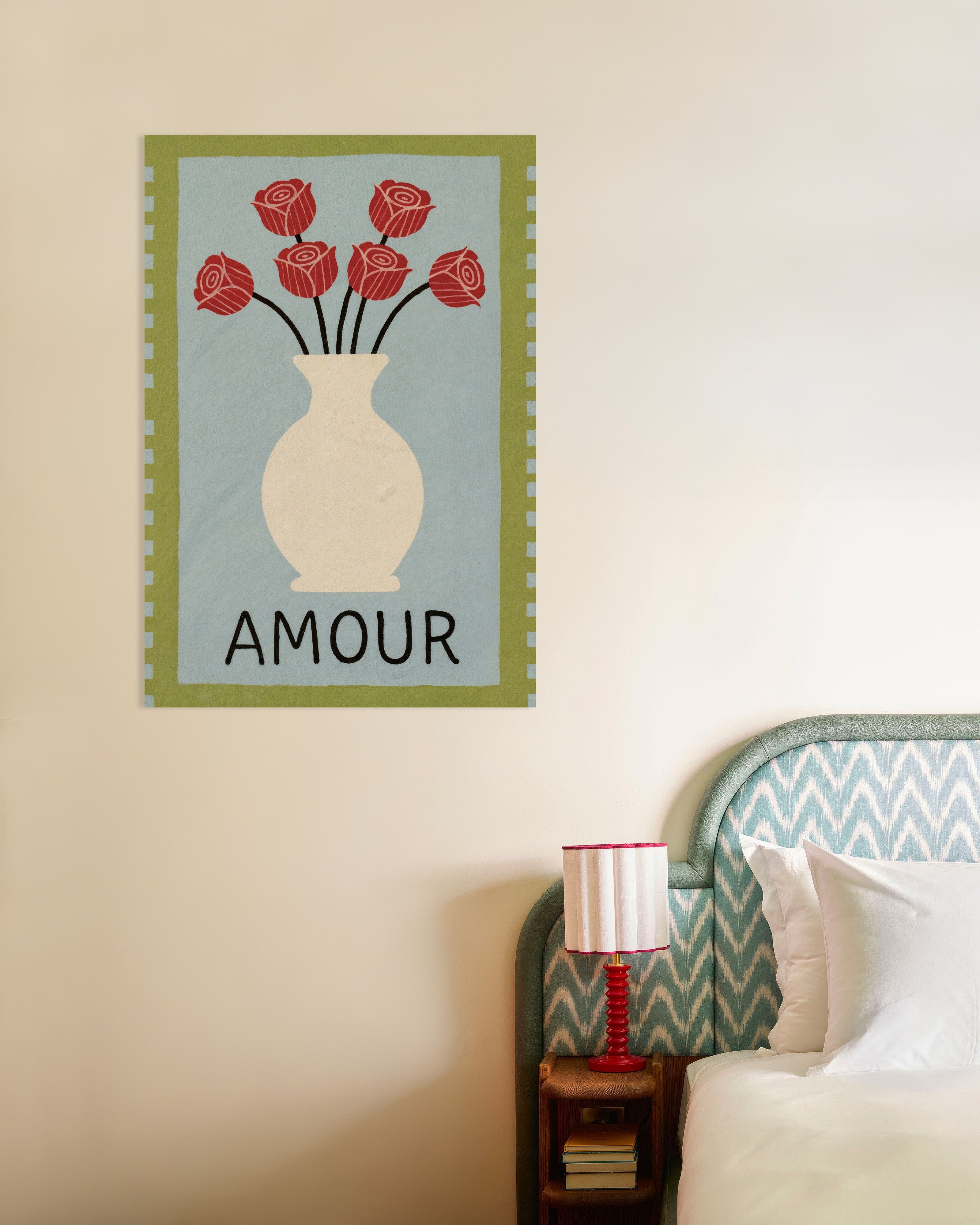 Poster of Amour - Roses Vase - Poster