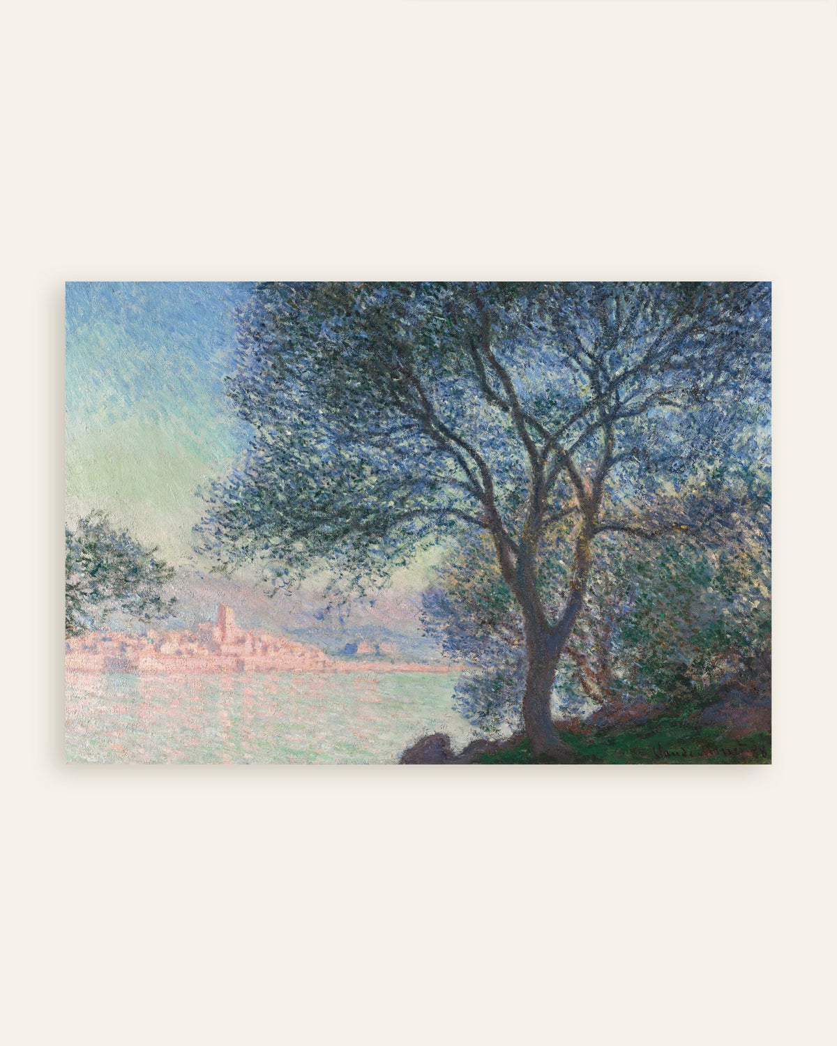 Poster Antibes Vista de La Salis (1888), de Claude Monet, miniatura