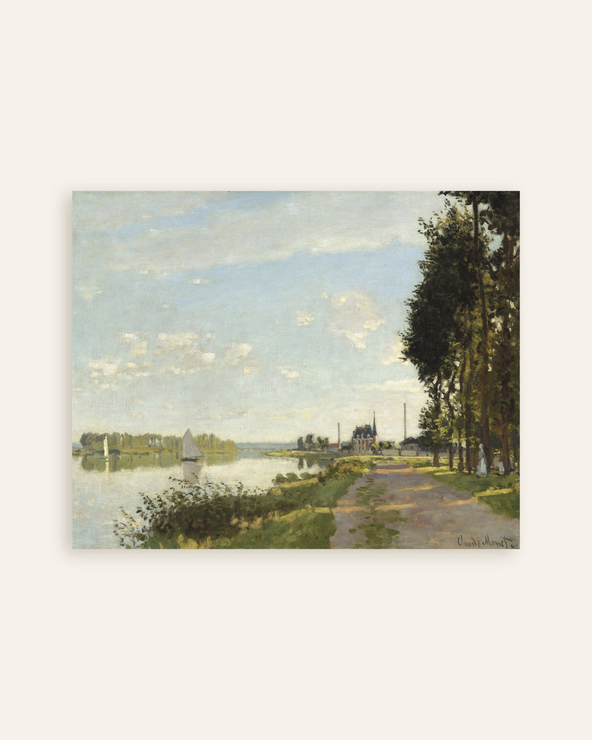 Poster Argenteuil (c. 1872), de Claude Monet, miniatura