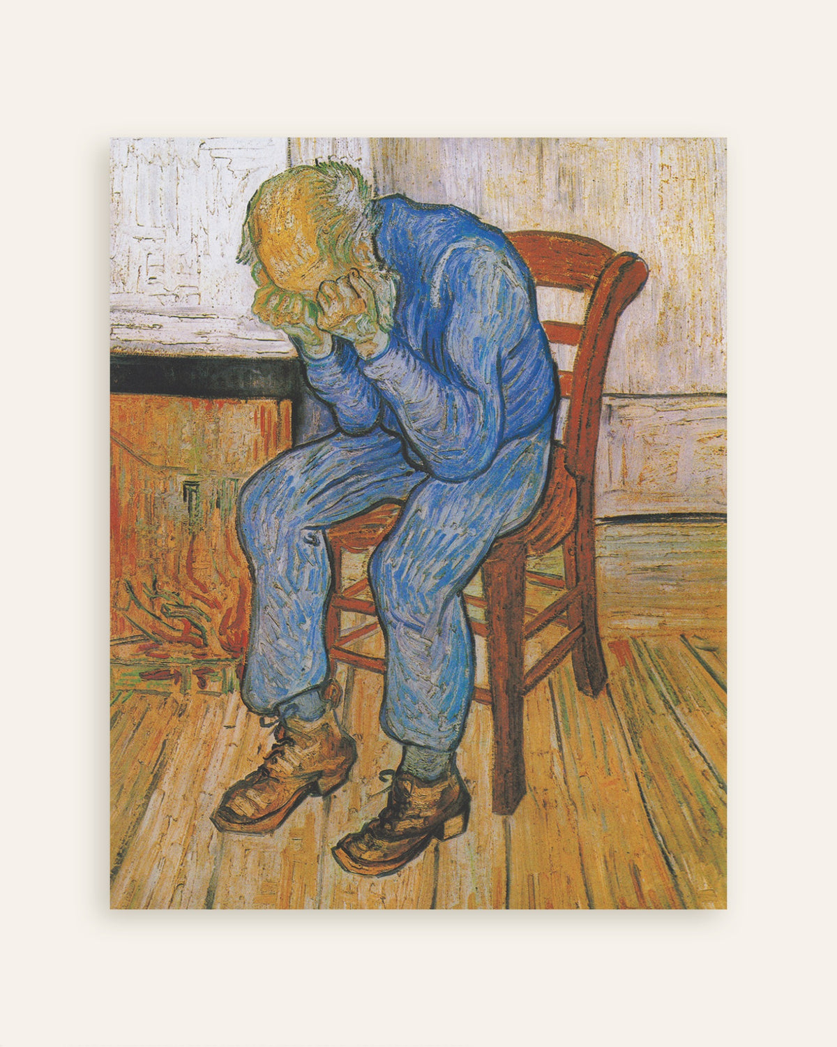 Poster de À Porta da Eternidade (1890), de Vincent van Gogh, em miniatura
