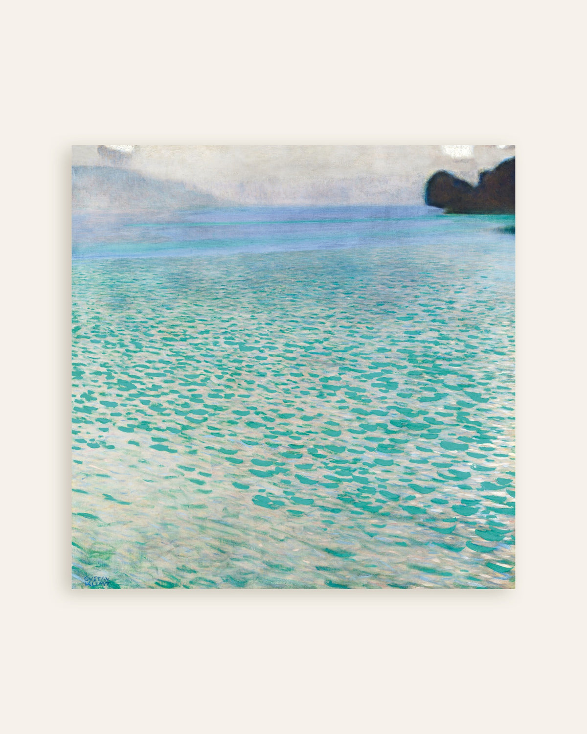 Poster Attersee (1900), de Gustav Klimt, miniatura