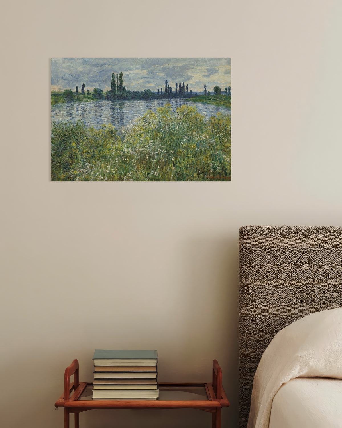 Poster Margens do Sena em Vétheuil (1880), de Claude Monet