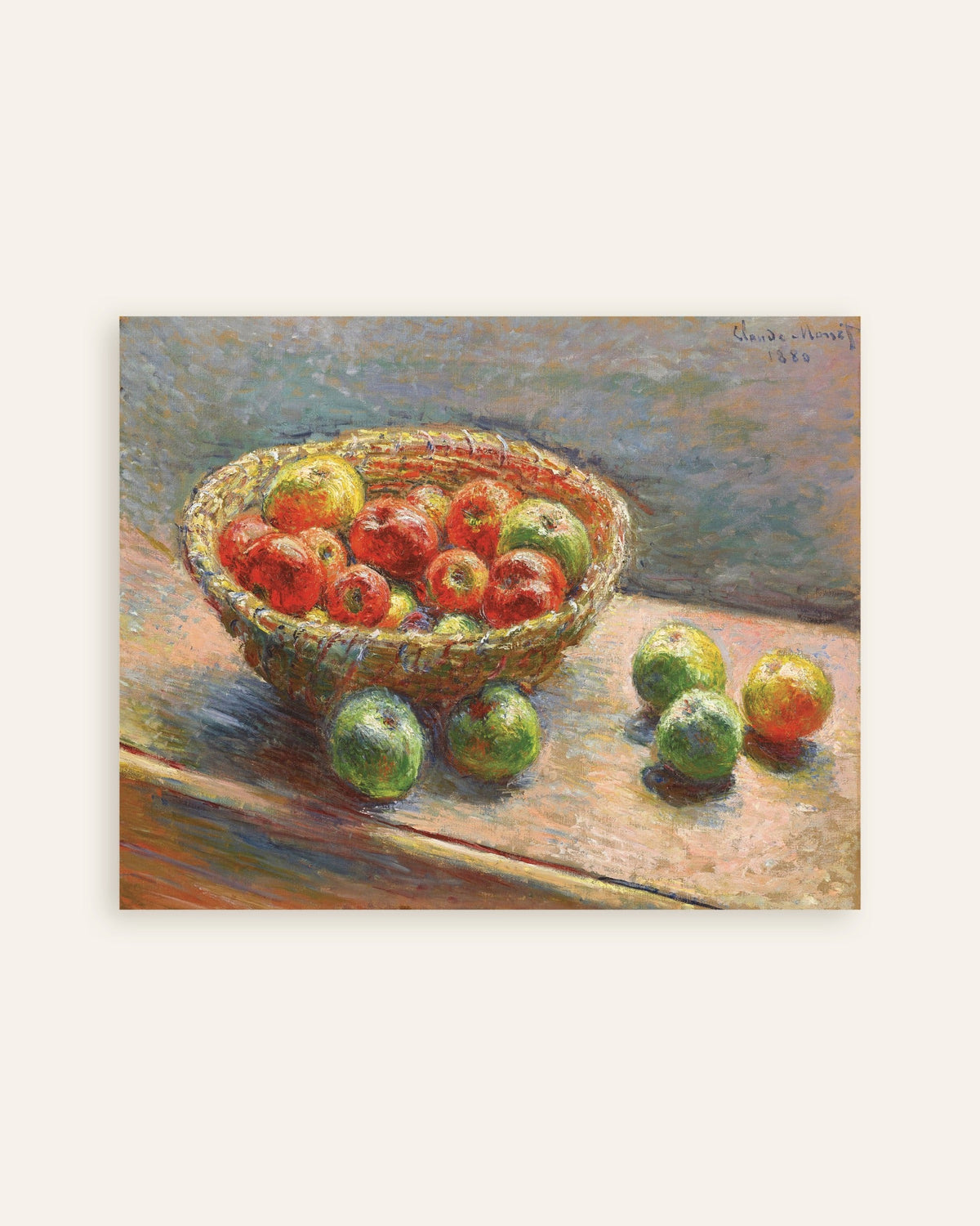 Poster O Cesto de Maçãs (1880), de Claude Monet, miniatura