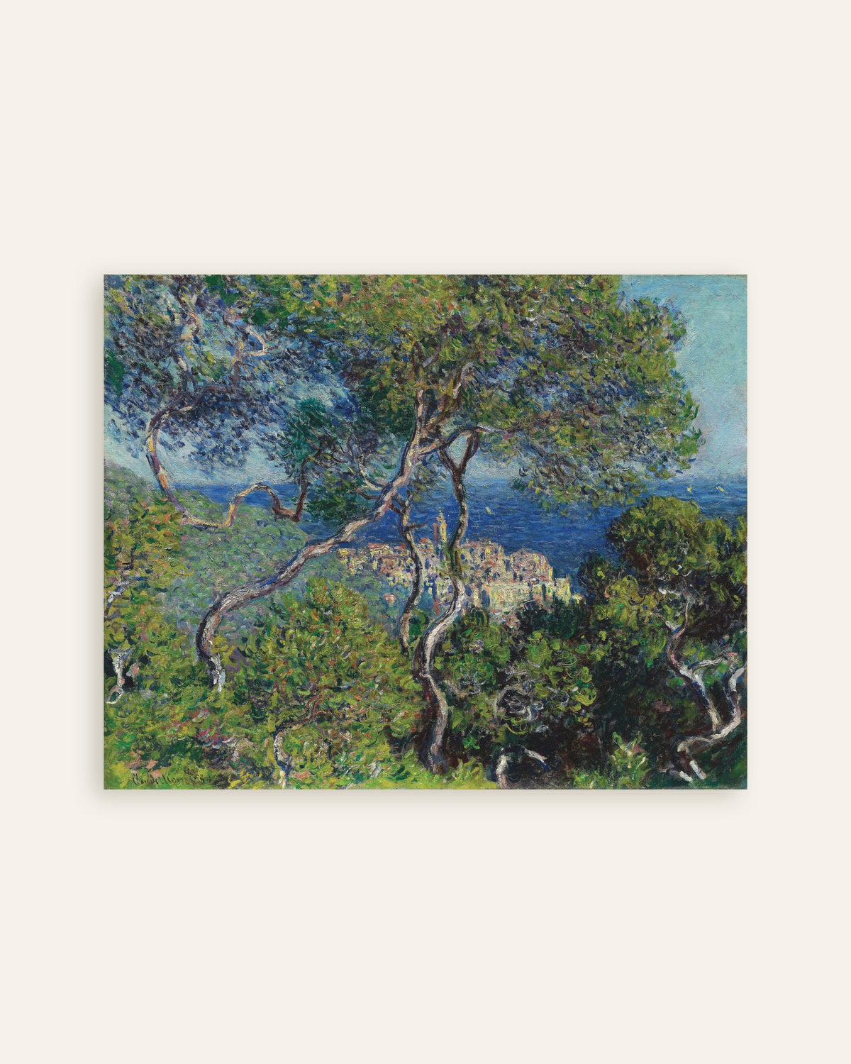Poster Bordighera (1884), de Claude Monet, miniatura