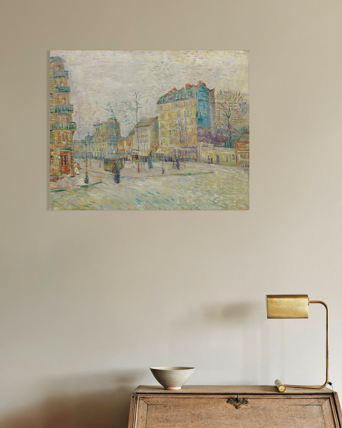 Poster de Boulevard de Clichy (1887), de Vincent van Gogh