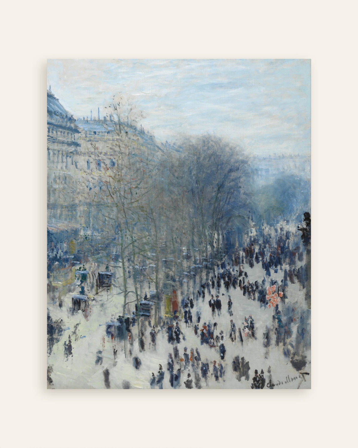 Poster Boulevard des Capucines (1873–1874), de Claude Monet, miniatura