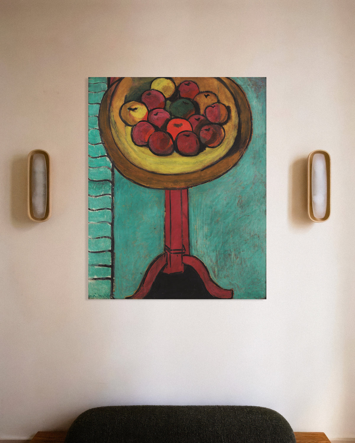 Poster de Taça de maçãs sobre uma mesa (1916), de Henri Matisse