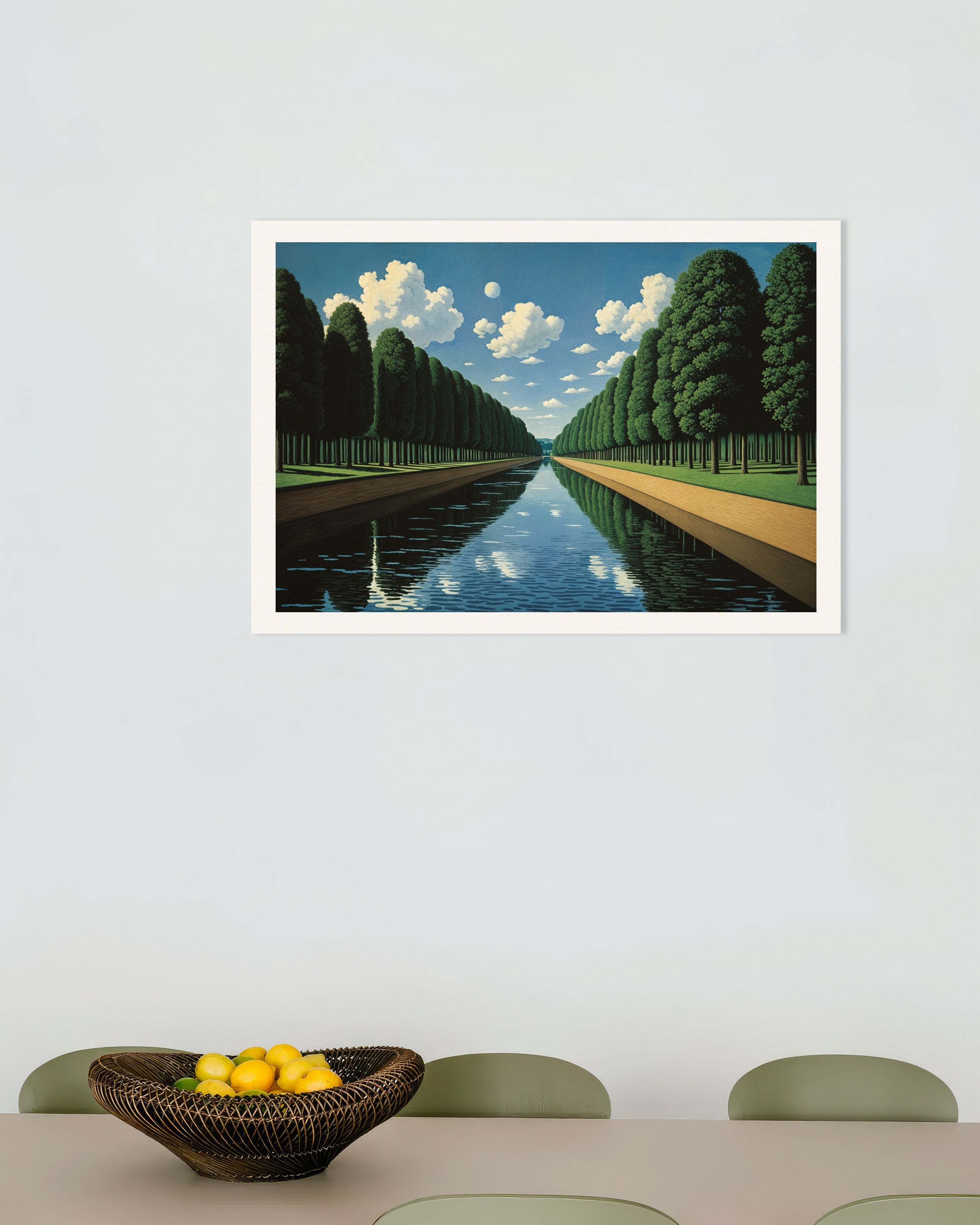 Poster of Canal landscape poster