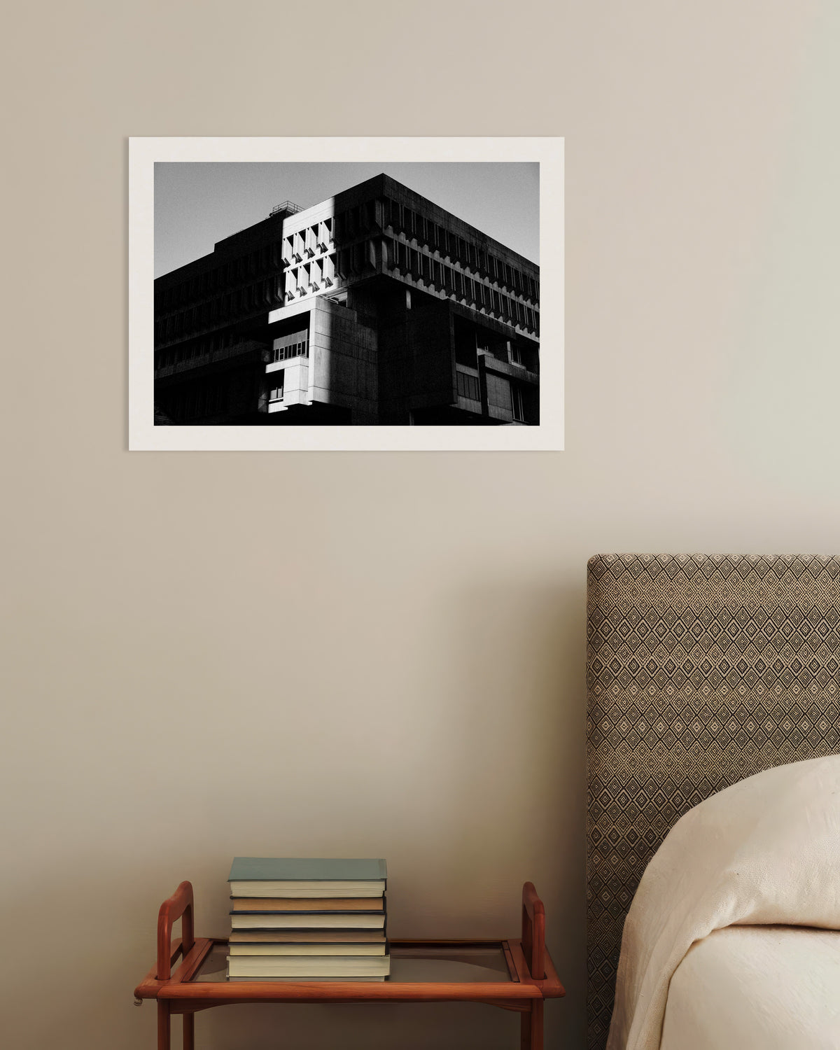 Poster «Edifício cívico ao sol e à sombra»