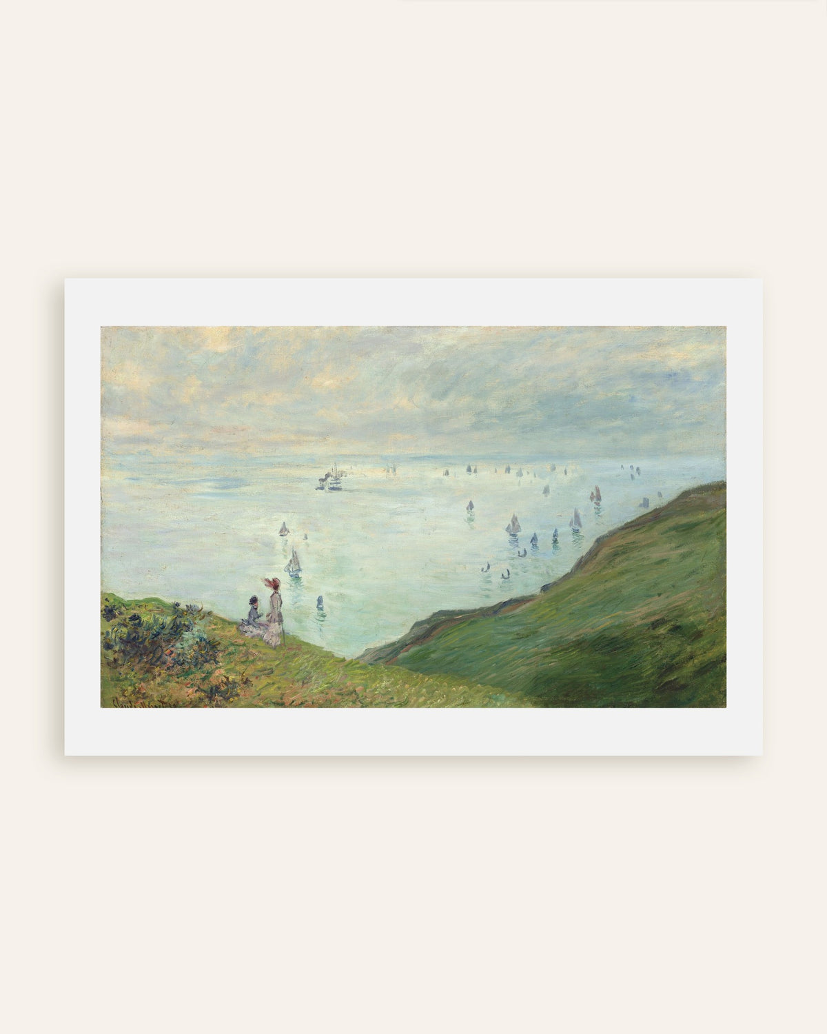Poster Falésias em Pourville (1882), de Claude Monet, miniatura