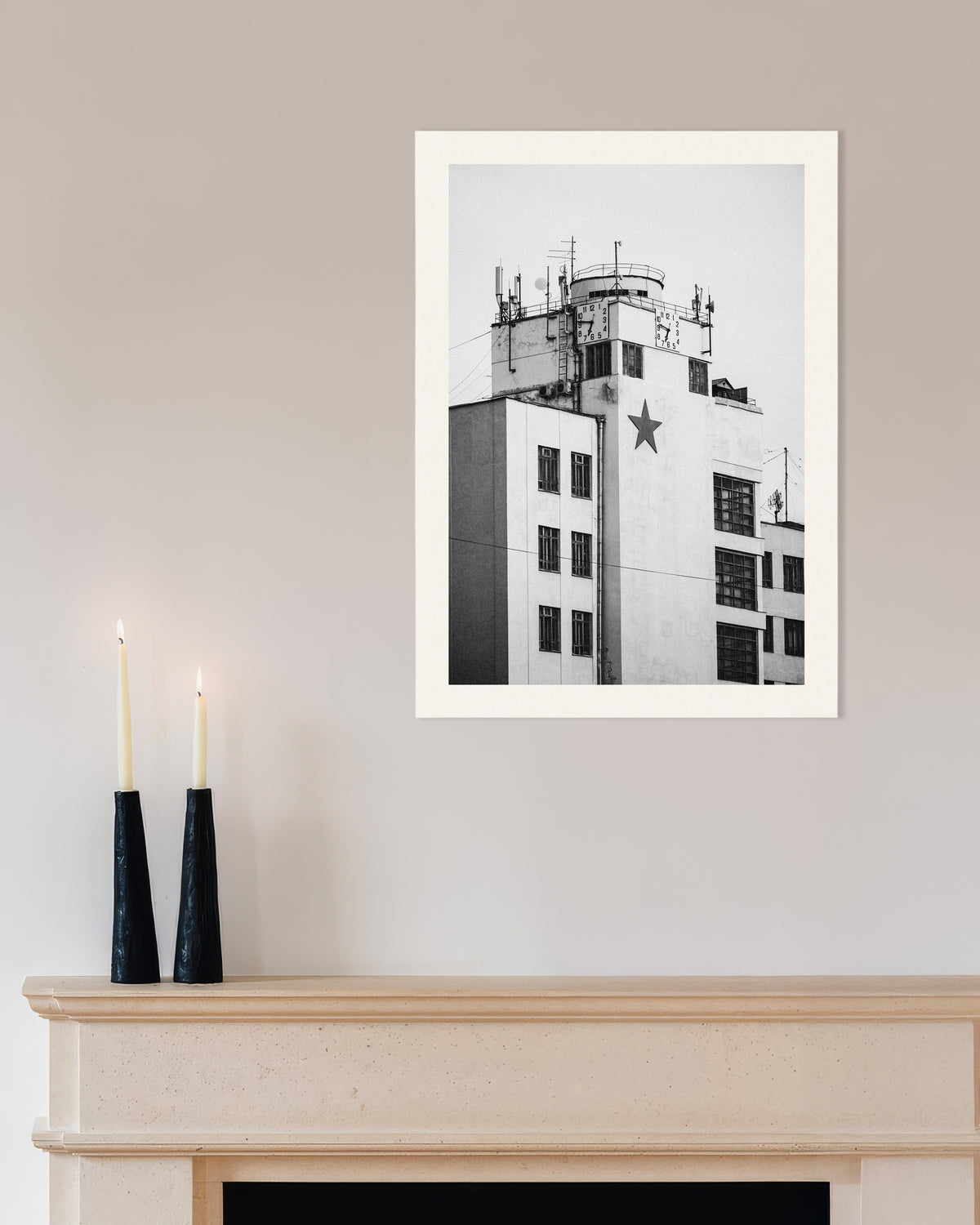 Poster «Torre do Relógio com uma Estrela»