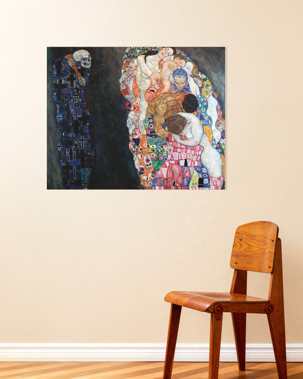 Poster de Morte e Vida (1910–1915), de Gustav Klimt