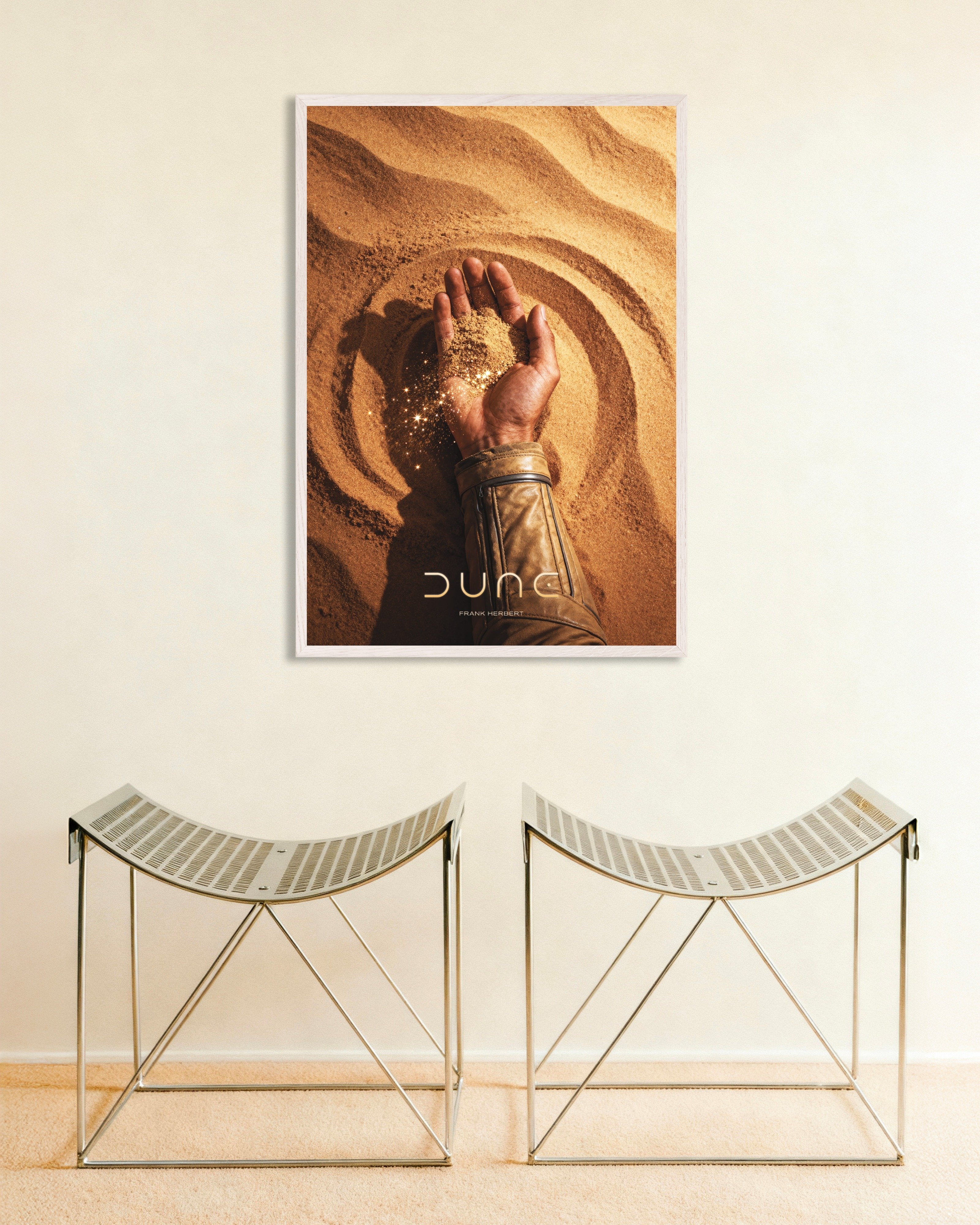 Poster of Desert Hand Poster, with white wooden frame