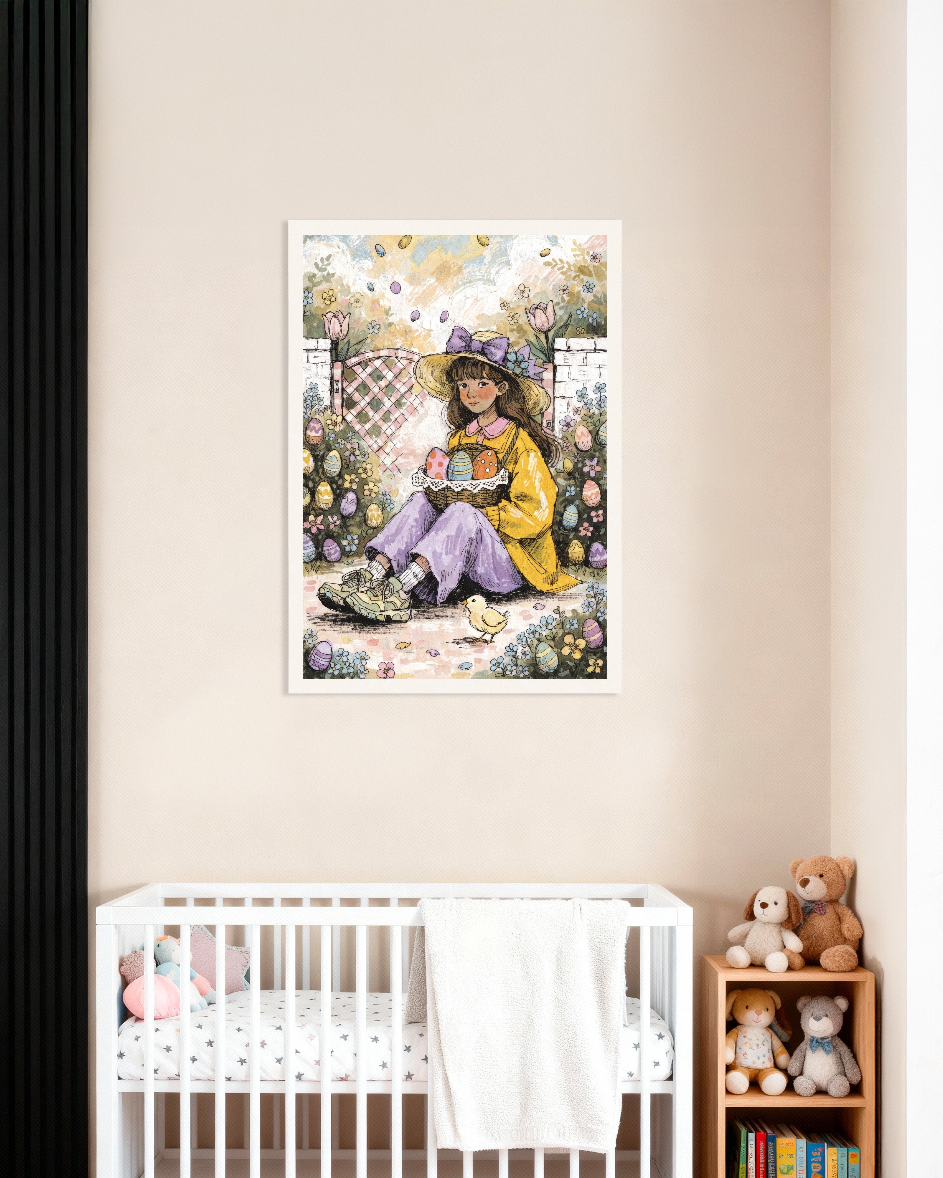 Poster of Easter Garden Girl Poster