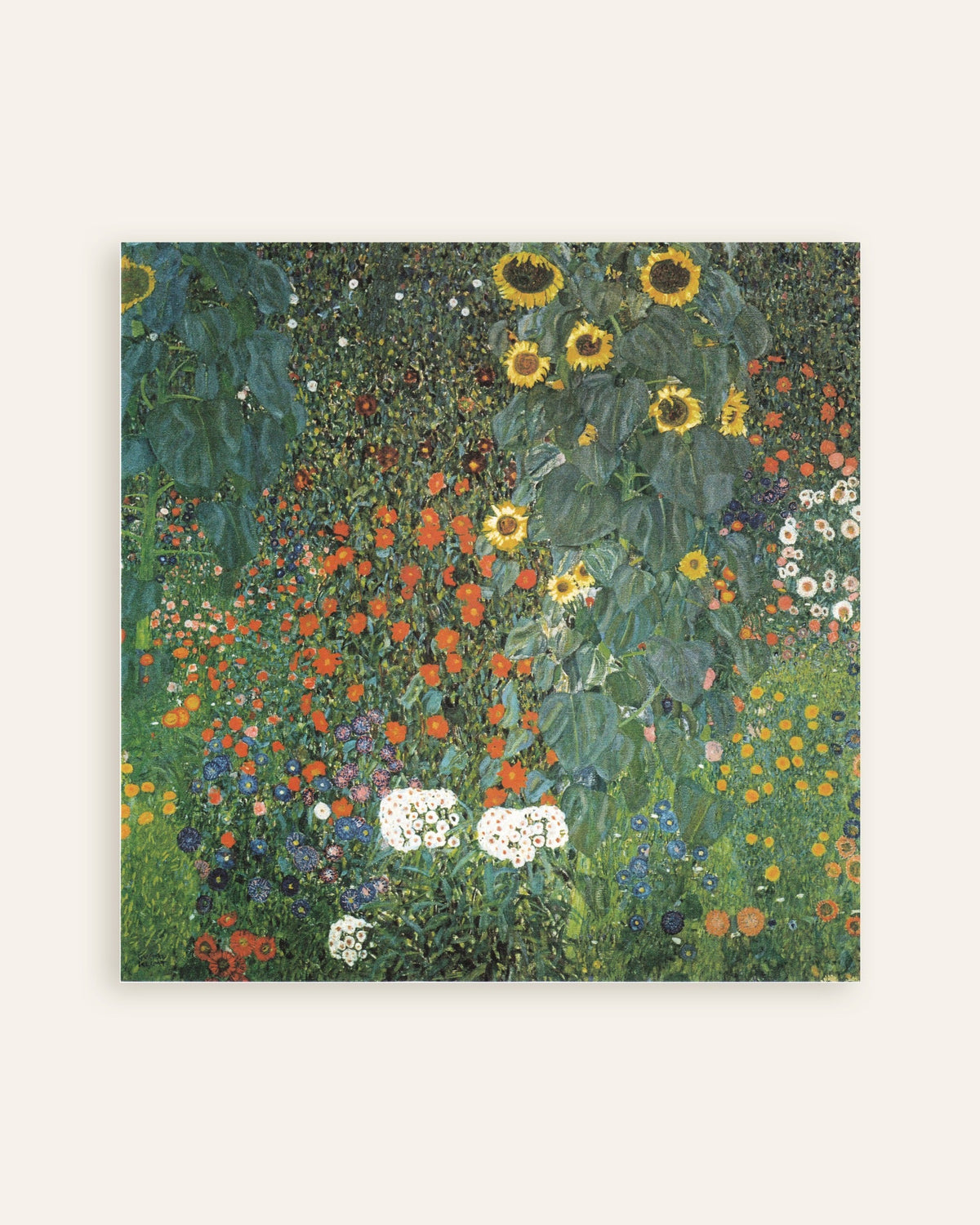Poster Jardim Rústico com Girassóis (1907), de Gustav Klimt, miniatura