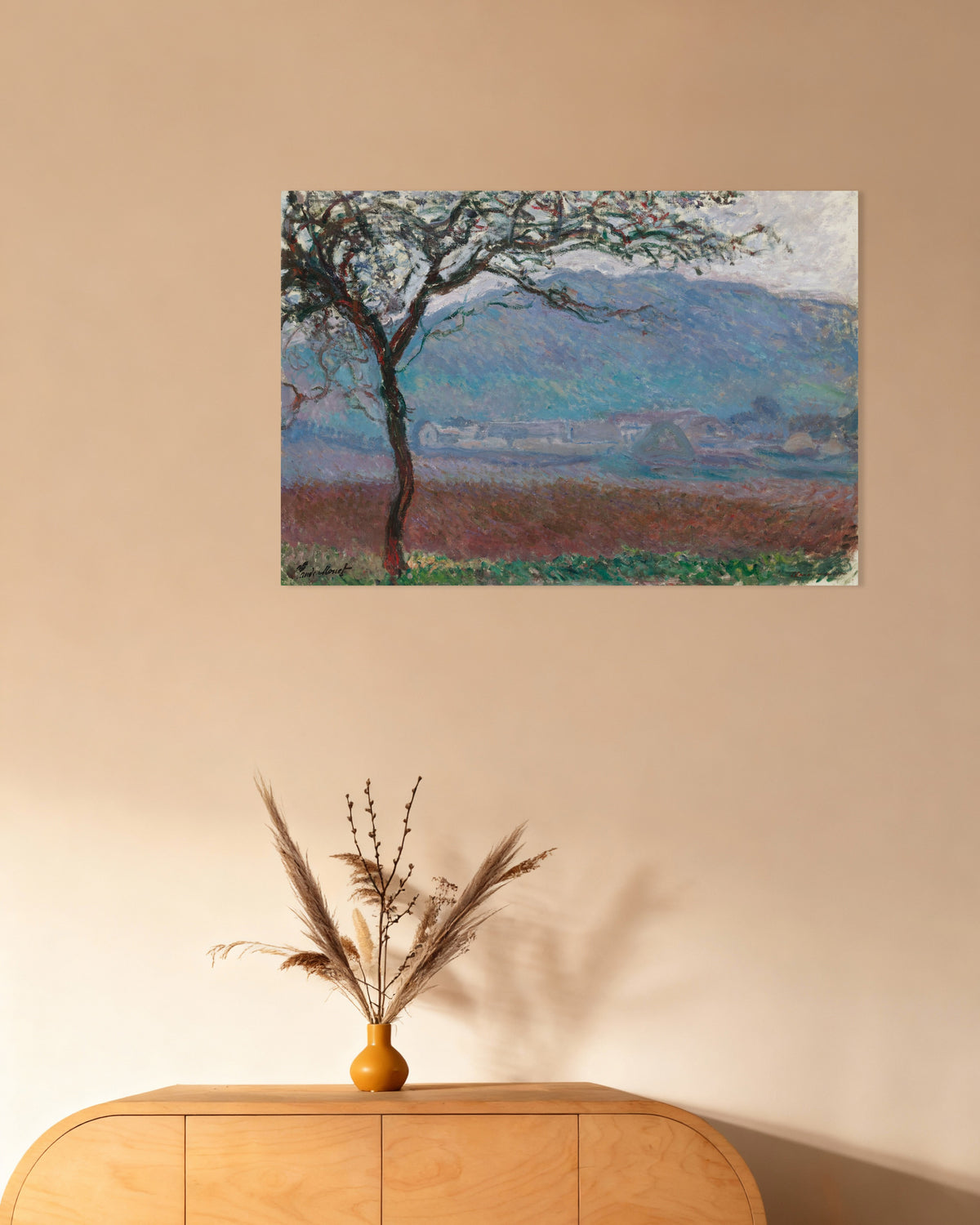 Poster Campo em Giverny (1887), de Claude Monet