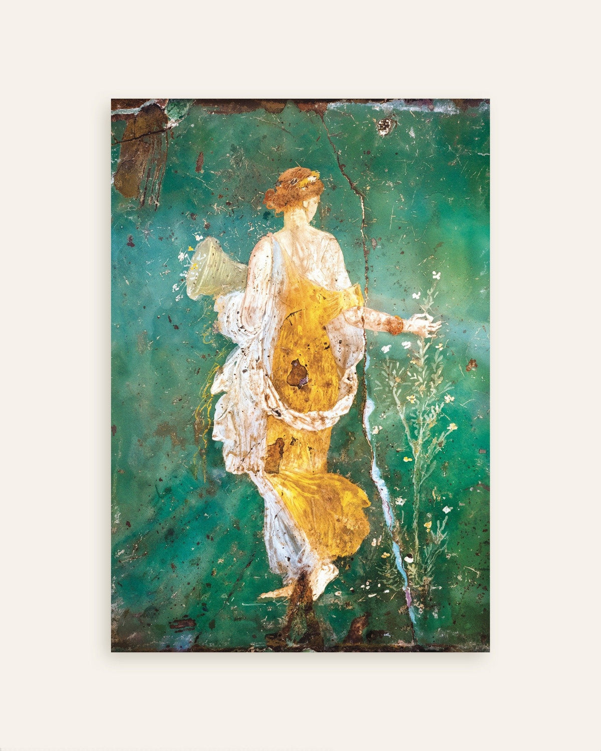 Poster do fresco de Flora de Estábia, um dos posters do conjunto