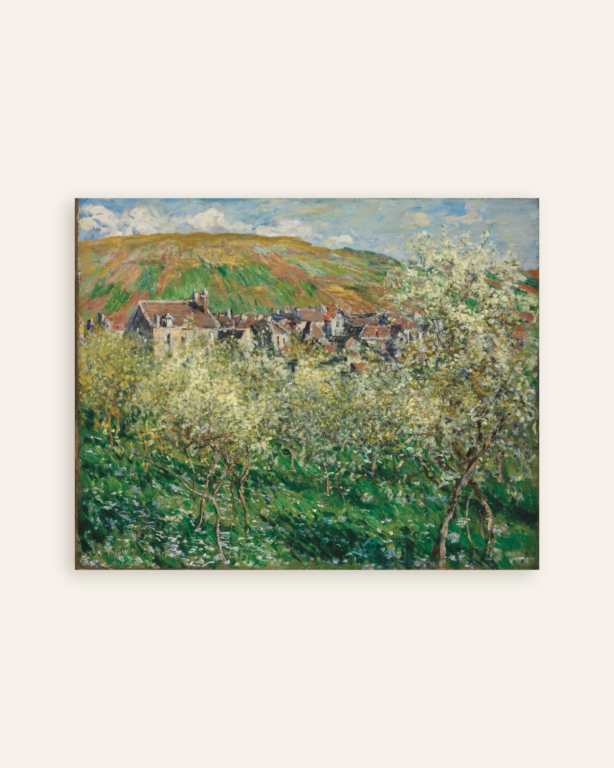 Poster Ameixoeiras em Flor (1879), de Claude Monet, miniatura