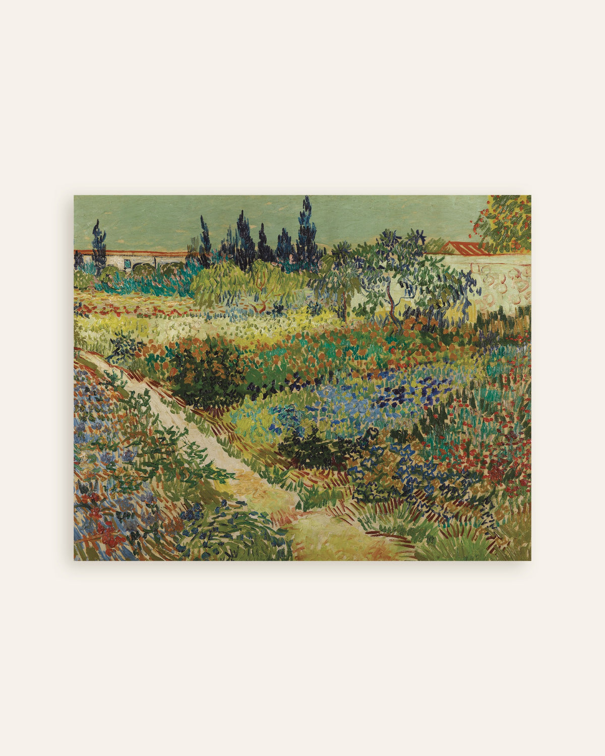 Poster Jardim em Arles (1888), de Vincent van Gogh, miniatura