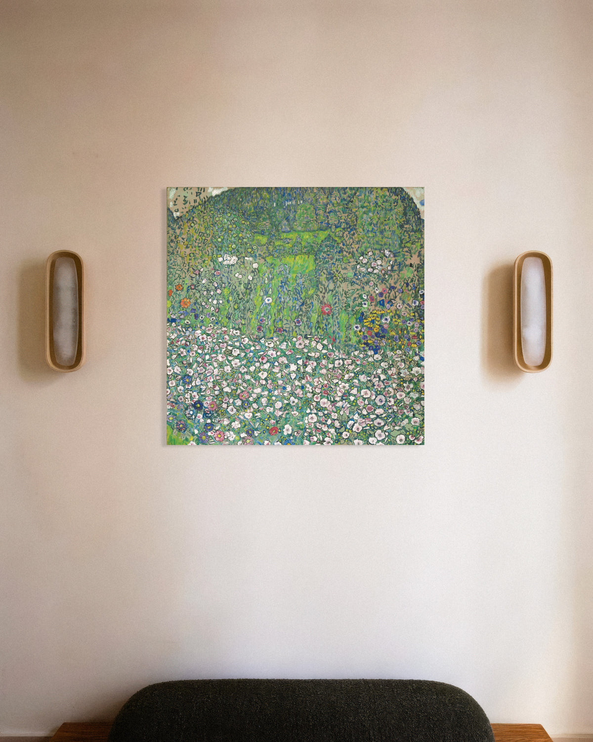 Poster de Paisagem de jardim com colina (1916), de Gustav Klimt