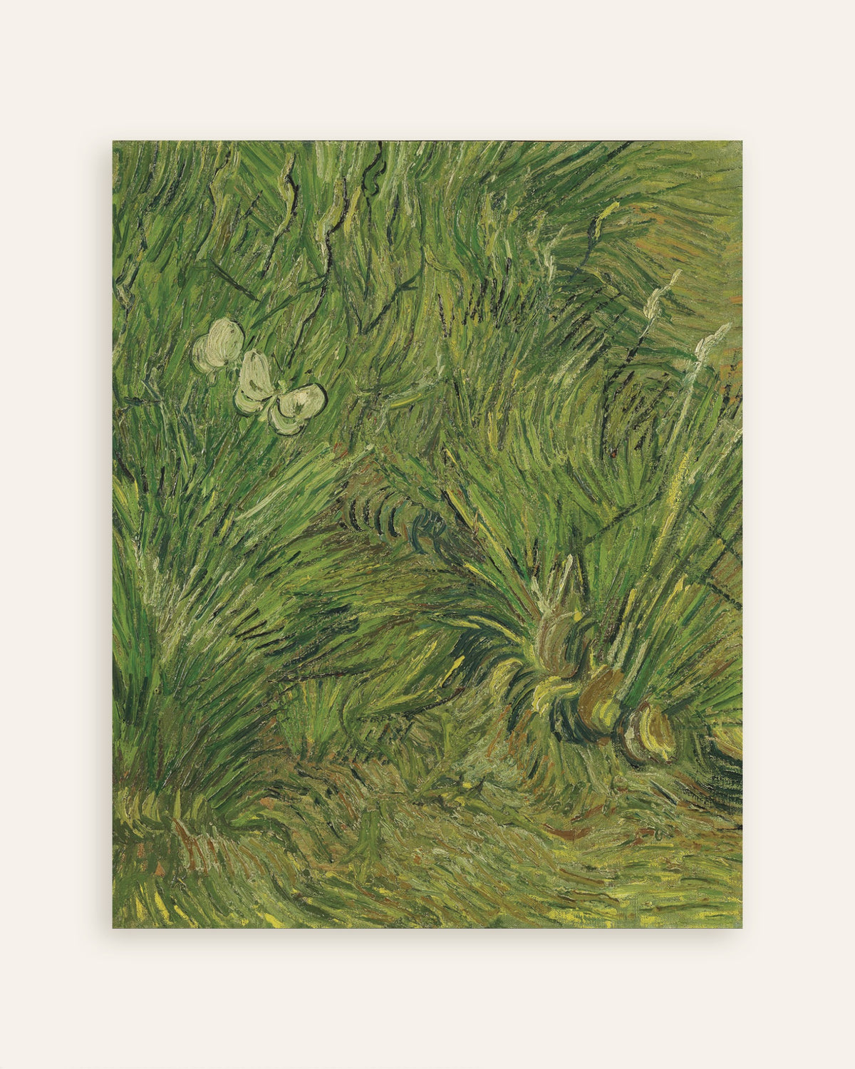 Poster de Jardim com Borboletas (1889), de Vincent van Gogh, miniatura