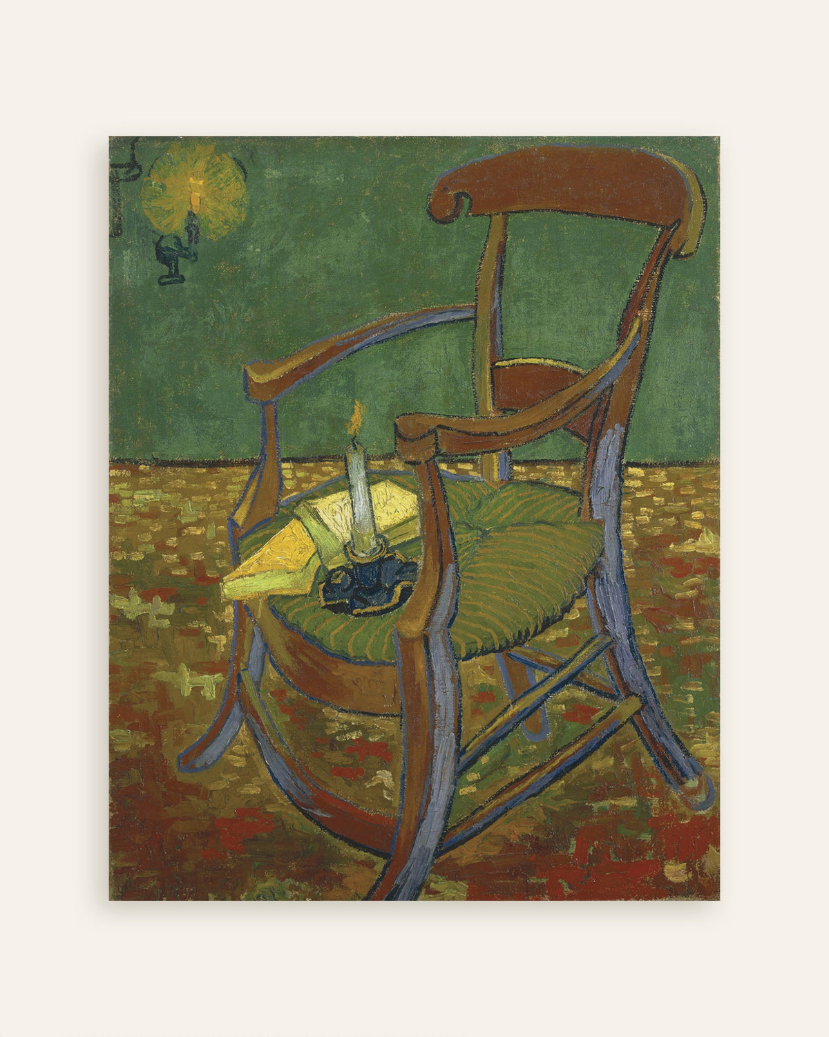 Poster de A Cadeira de Gauguin (1888), de Vincent van Gogh, em miniatura
