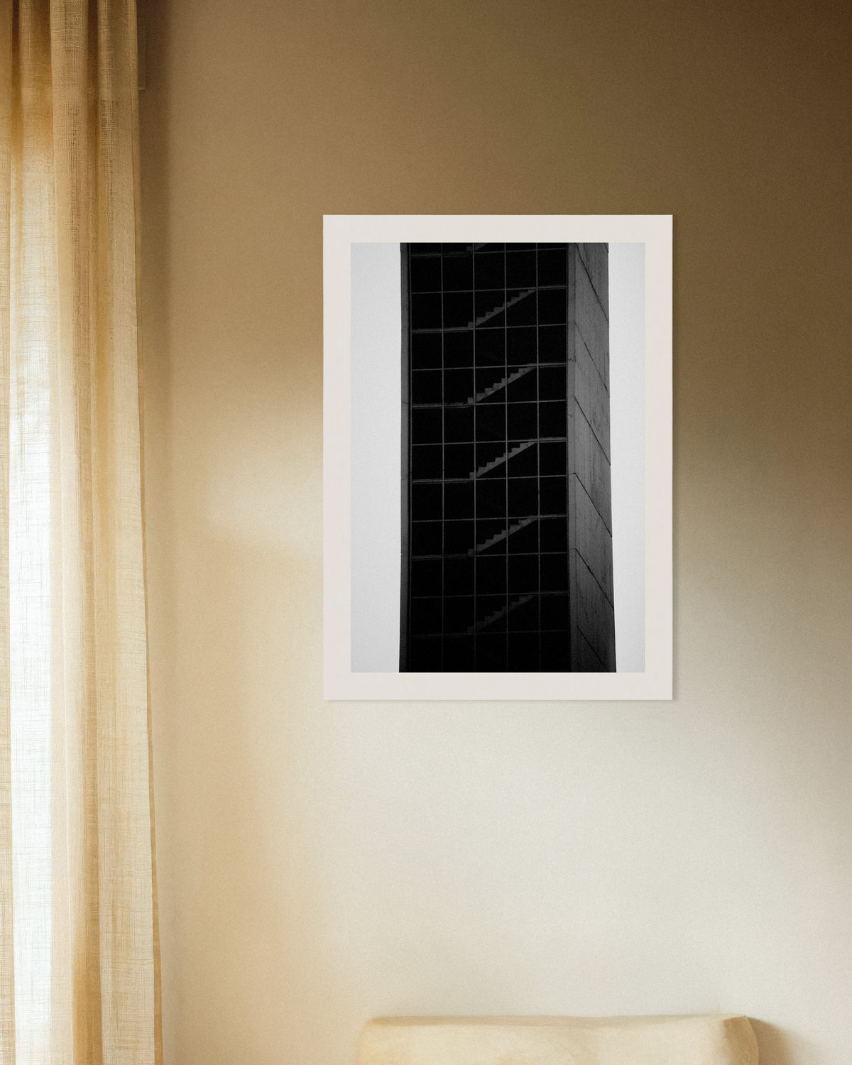 Poster «Torre de escadas de vidro»