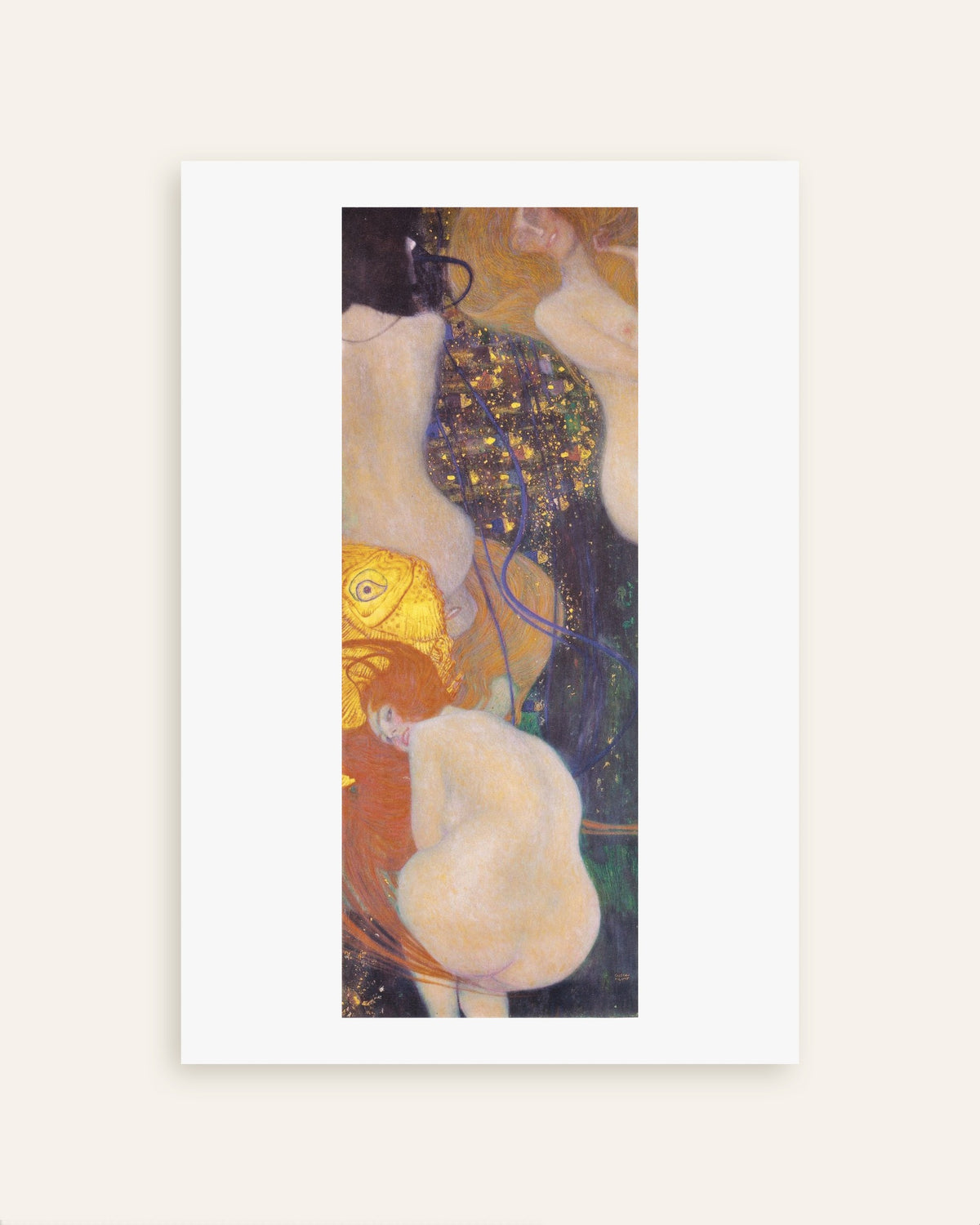 Poster Peixes Dourados (1901–1902), de Gustav Klimt, miniatura