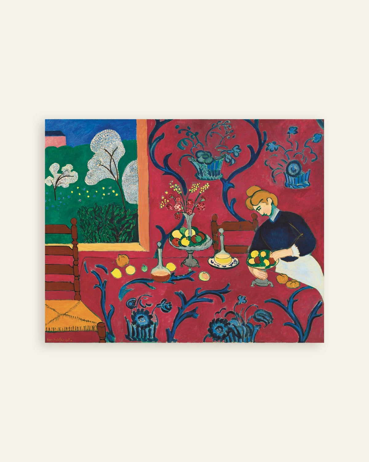 Poster de Harmonia em vermelho (1908), de Henri Matisse, miniatura
