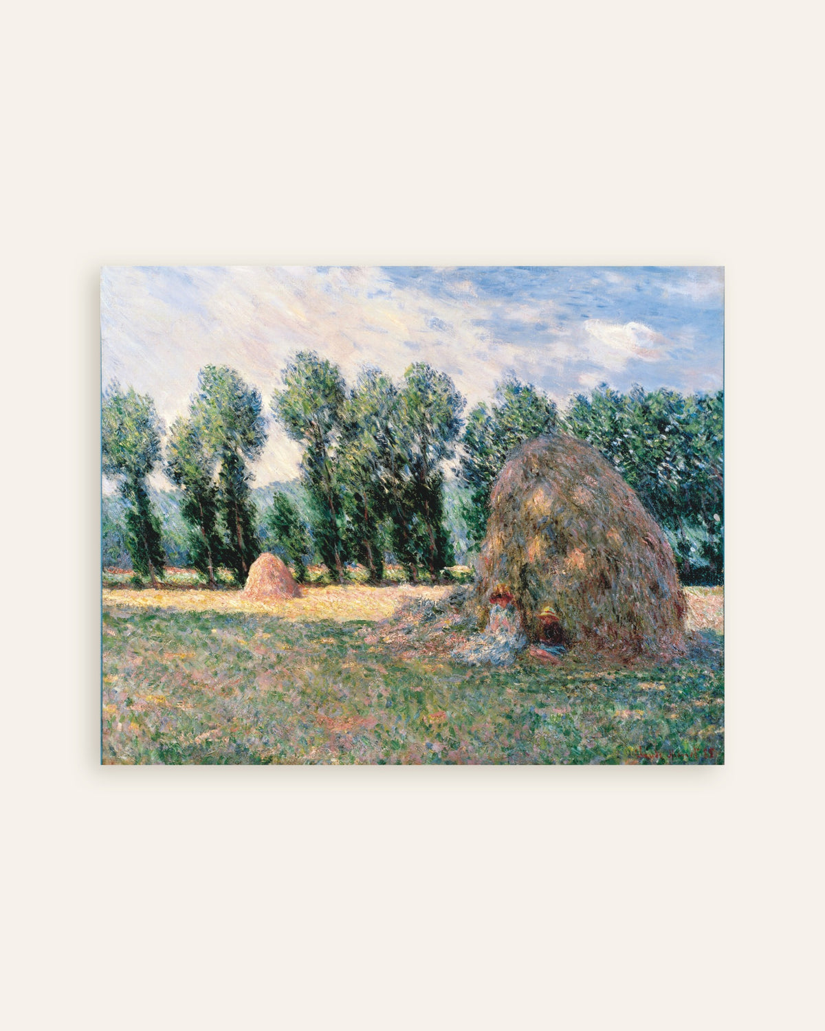 Poster Medas de Feno (1885), de Claude Monet, miniatura