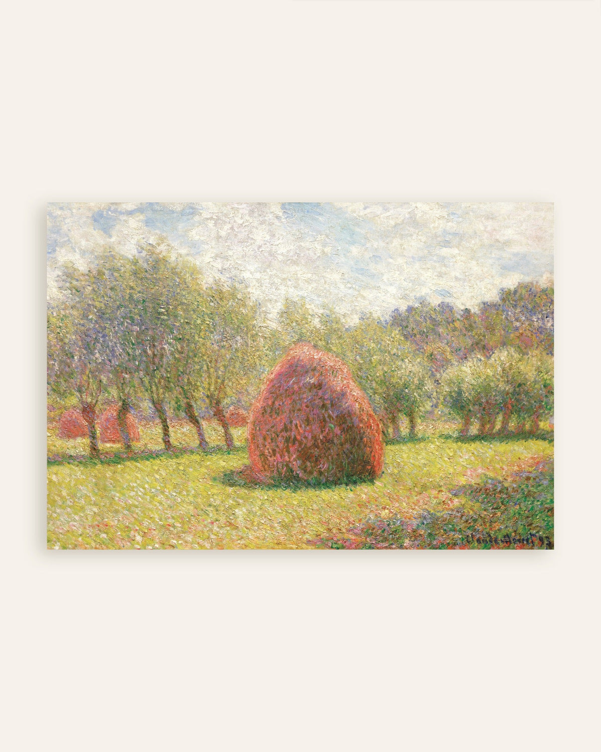 Poster Medas em Giverny (1893), de Claude Monet, miniatura
