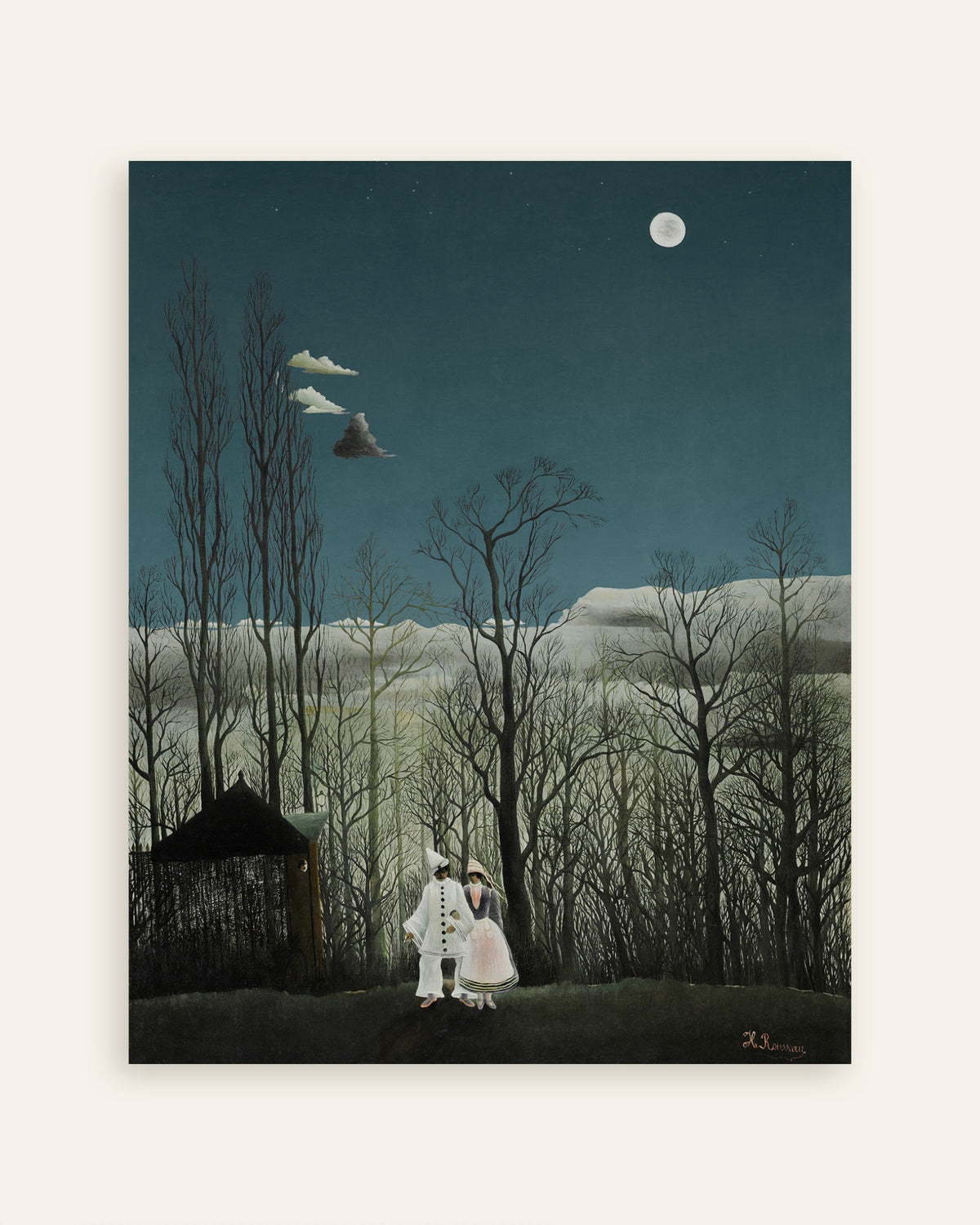 Poster de Henri Rousseau – Uma noite de Carnaval (pormenor), miniatura