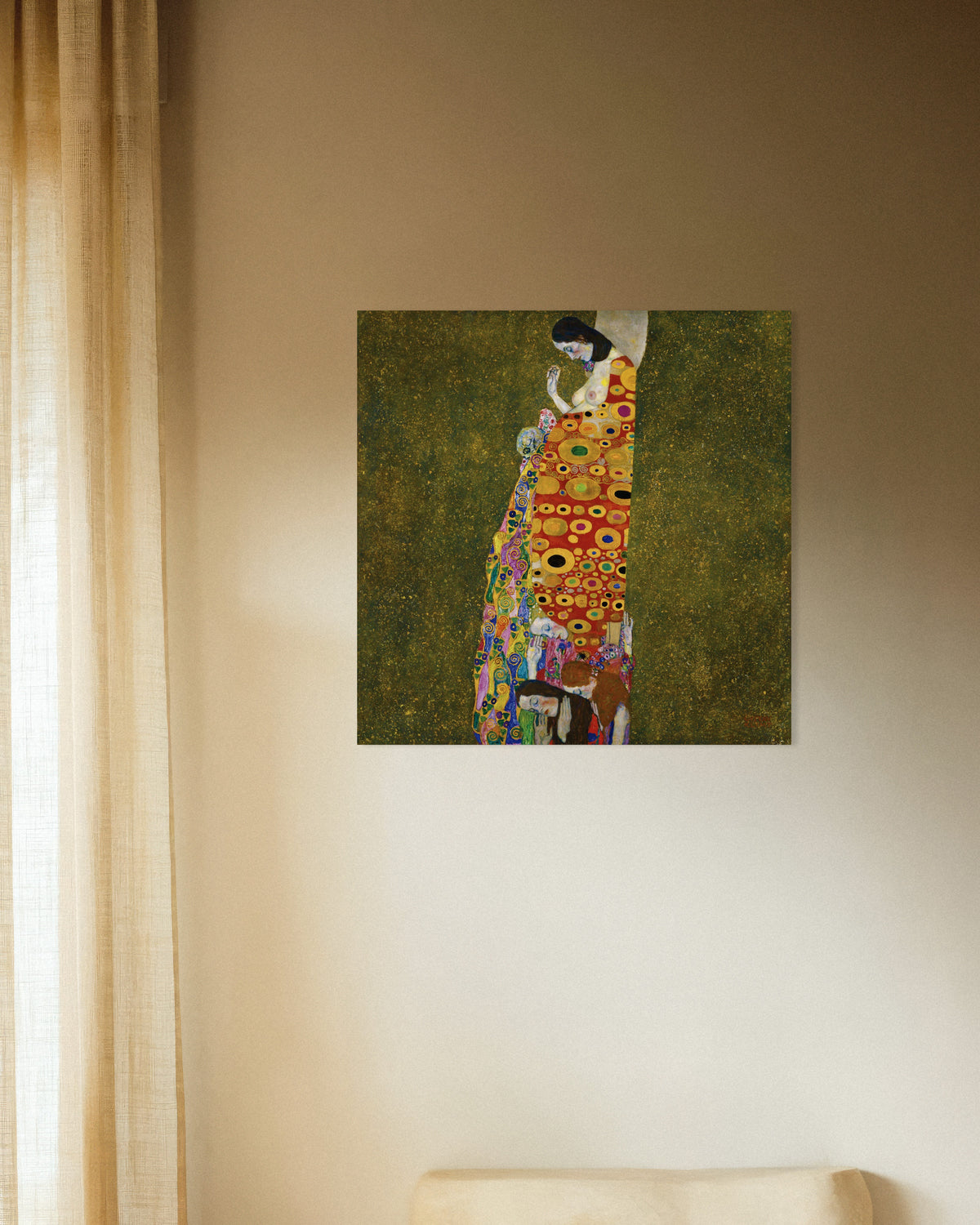 Poster A Esperança II (1907–1908), de Gustav Klimt