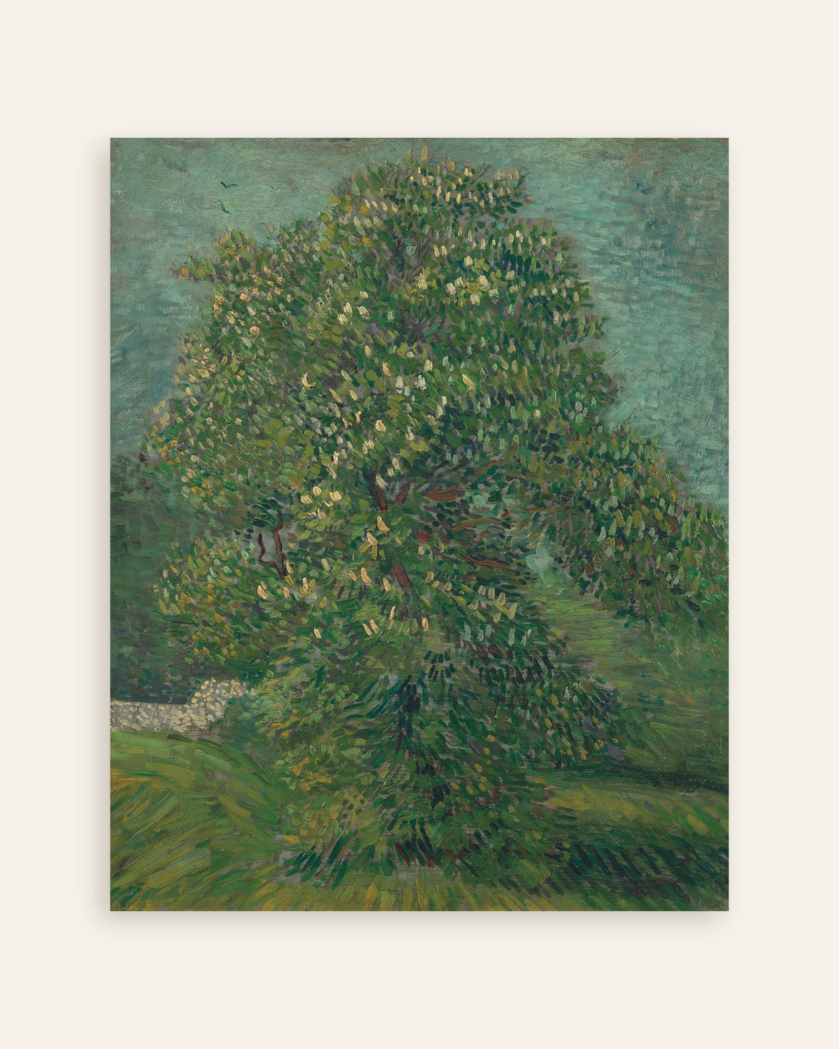 Poster de Castanheiro-da-Índia em flor (1887), de Vincent van Gogh, miniatura