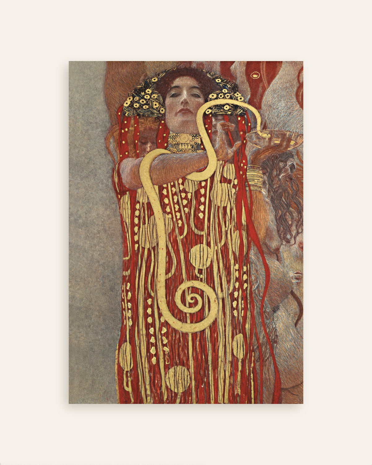 Poster Hígia, Pormenor de A Medicina (1907), de Gustav Klimt, miniatura