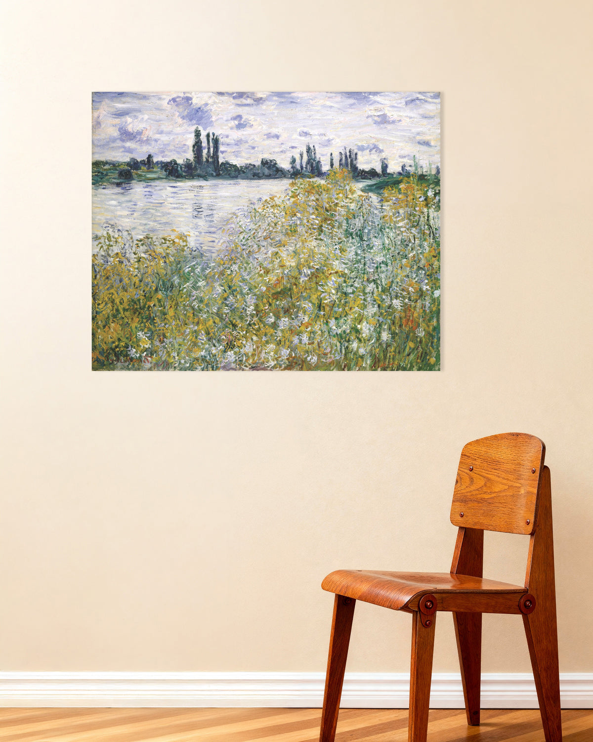 Poster A Ilha das Flores perto de Vétheuil (1880), de Claude Monet