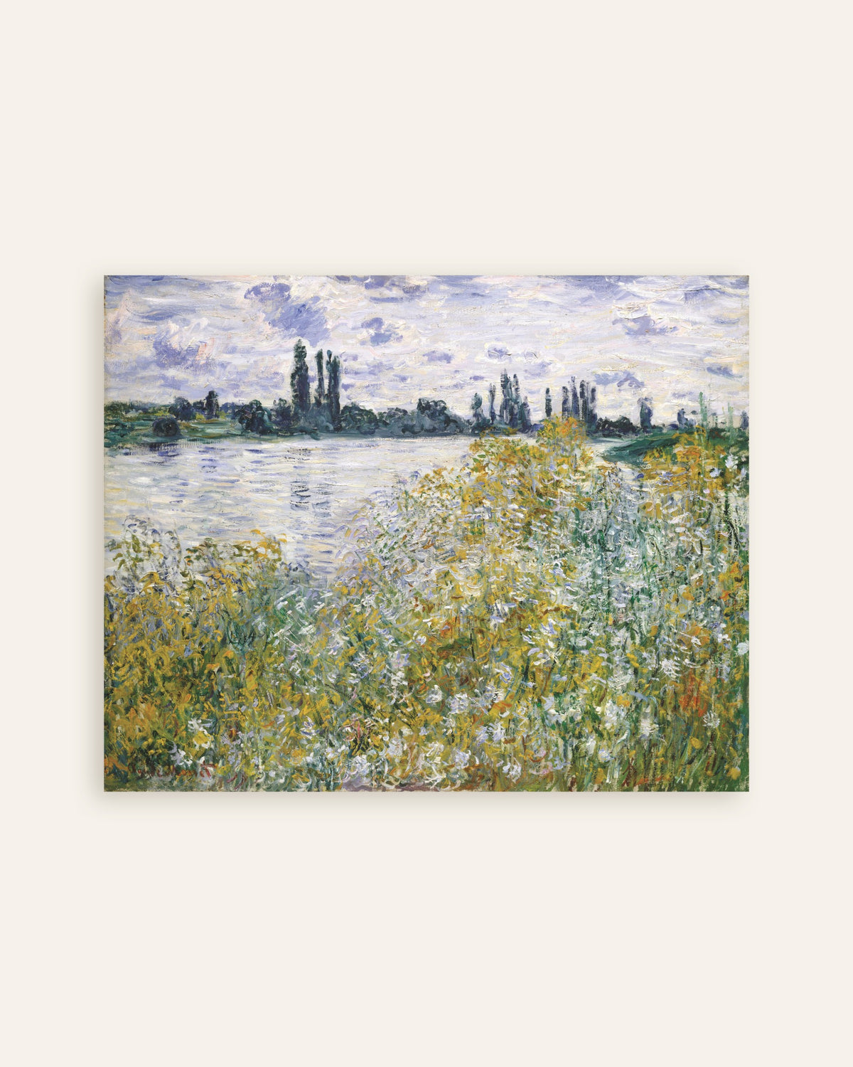 Poster A Ilha das Flores perto de Vétheuil (1880), de Claude Monet, miniatura