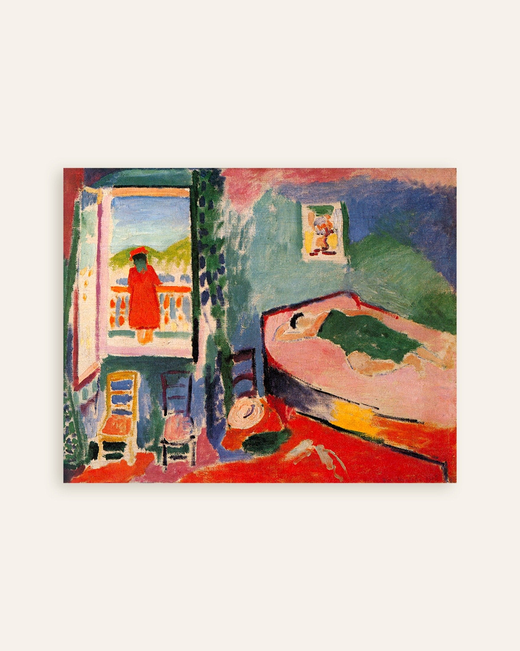 Poster of Interior at Collioure (1905) by Henri Matisse, thumbnail