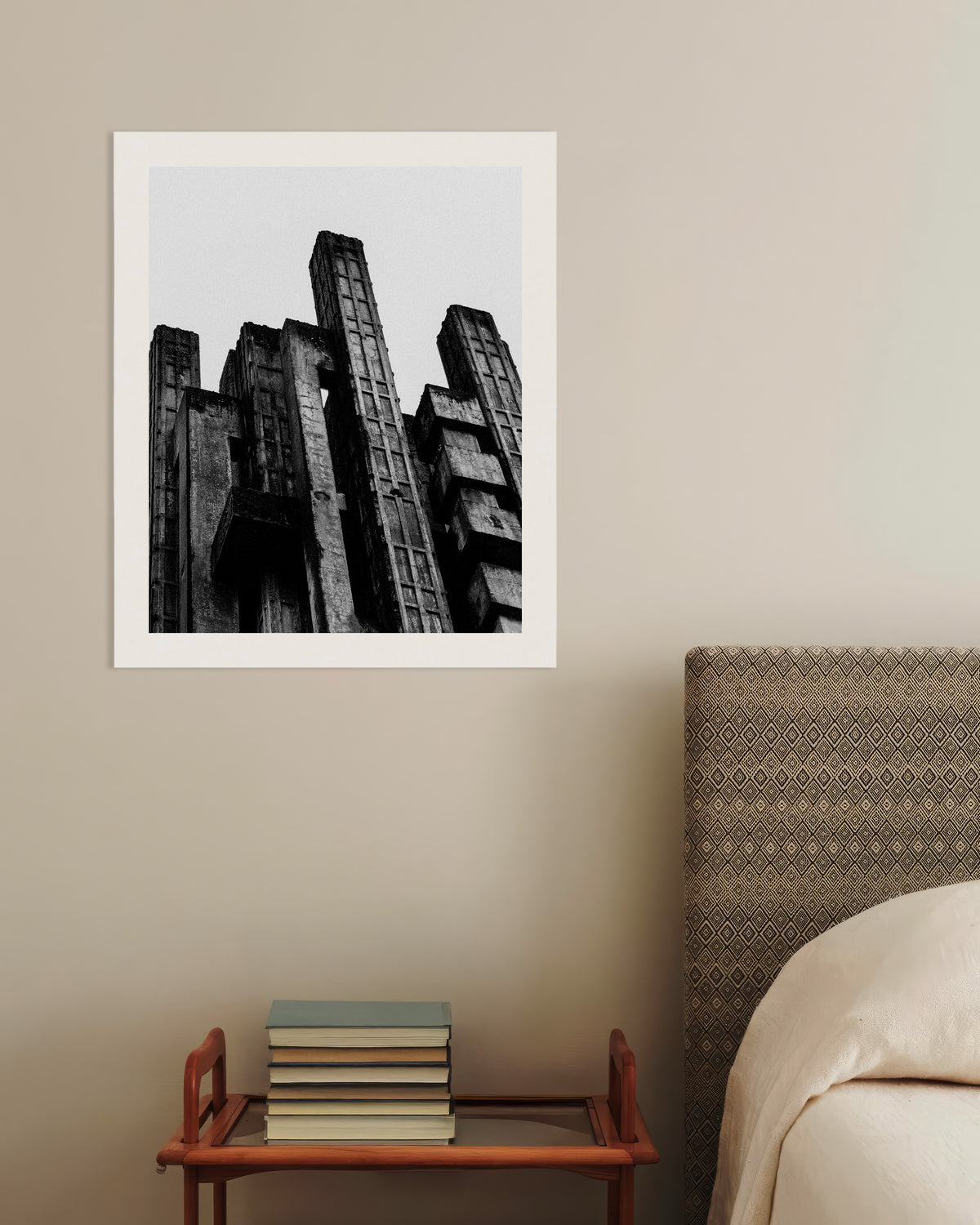 Poster «Torres de betão angulosas»