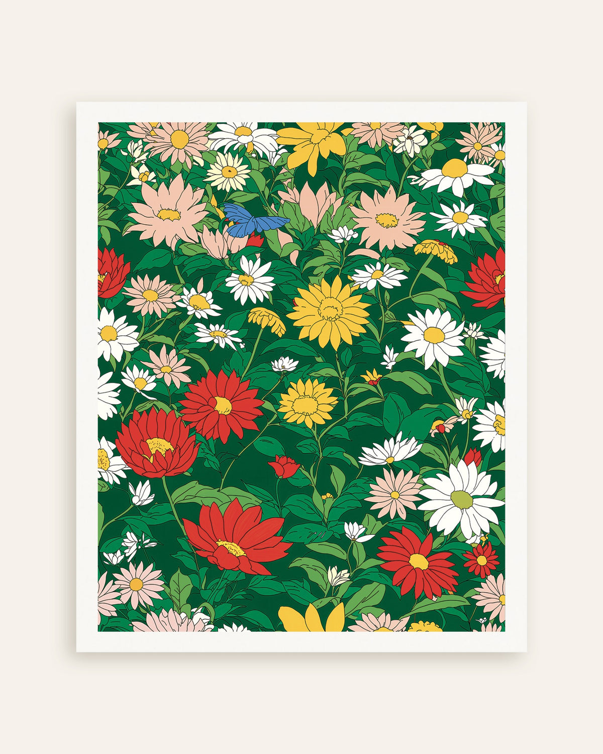 Poster de Estúdio japonês de animação, flores, miniatura