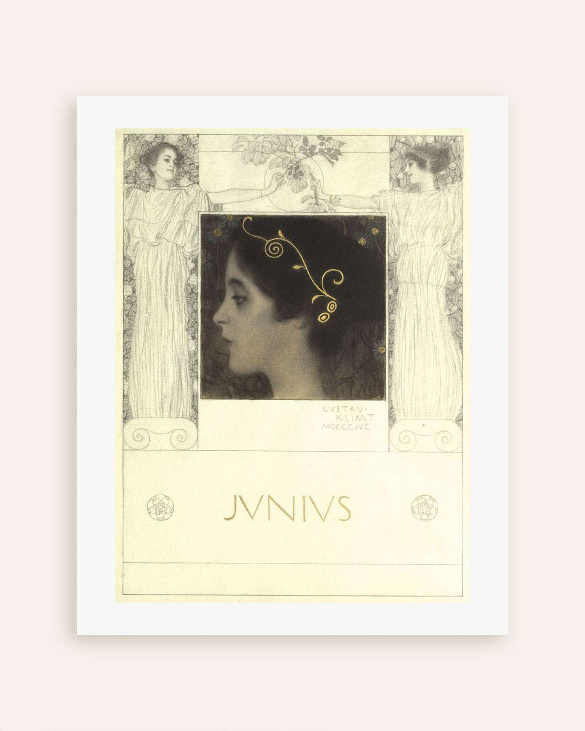 Poster Junius (1896), de Gustav Klimt, miniatura