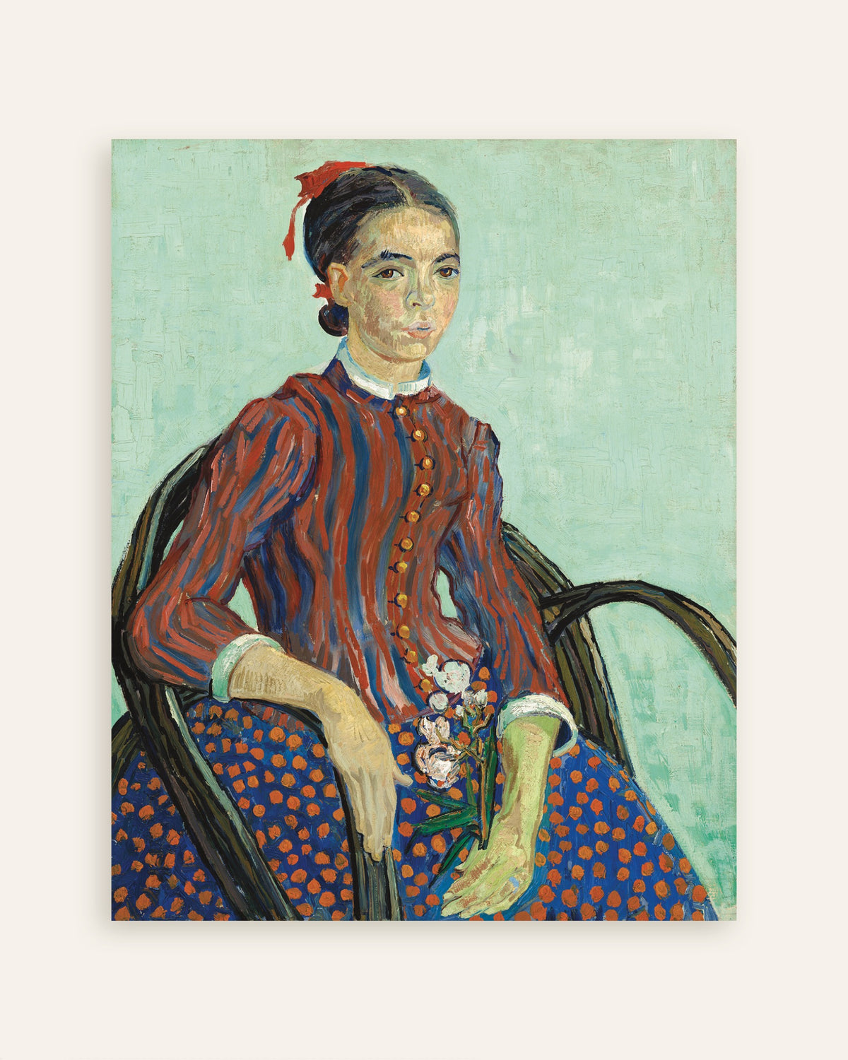 Poster de La Mousmé (1888), de Vincent van Gogh, miniatura