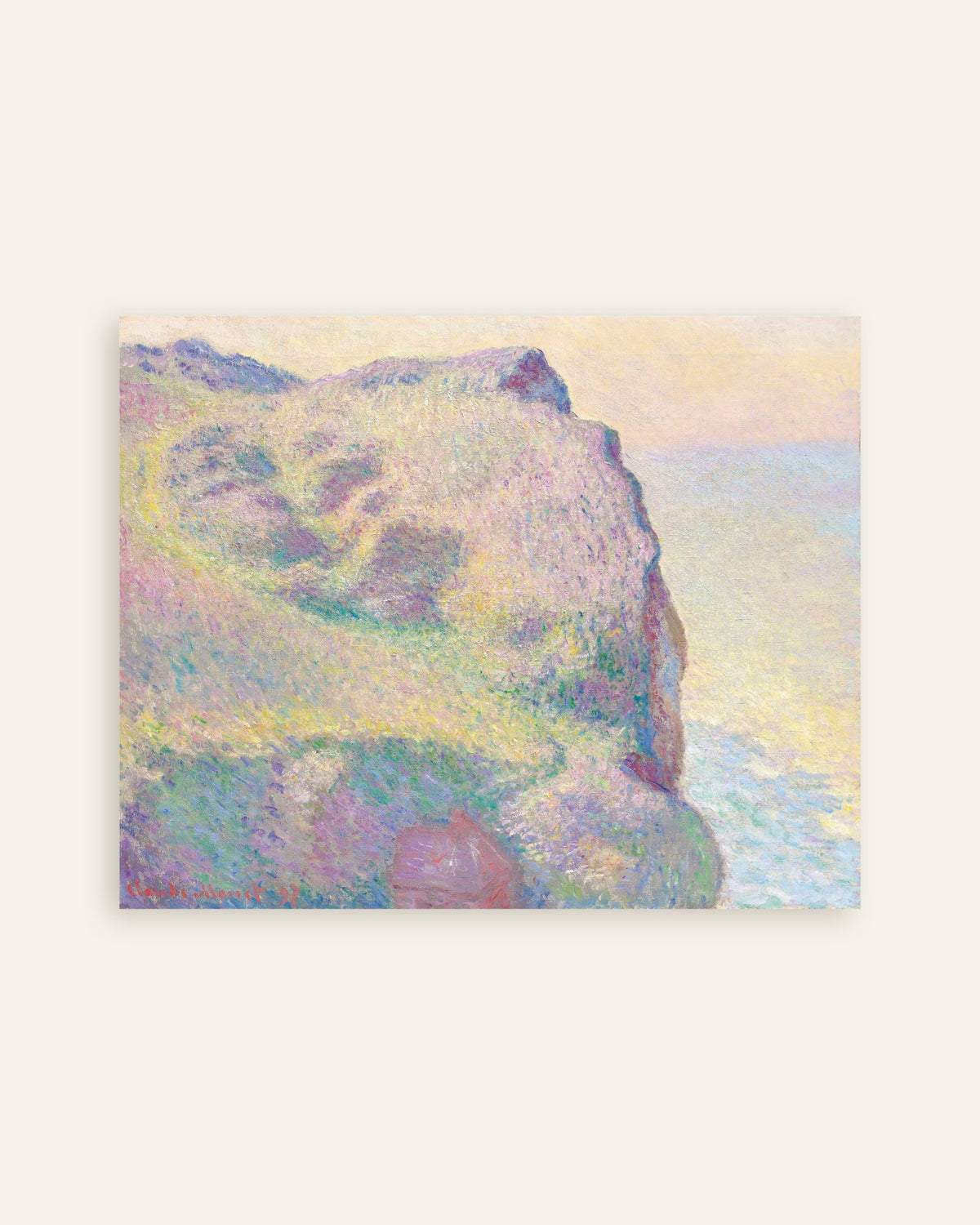 Poster A Ponta do Petit Ailly (1897), de Claude Monet, miniatura